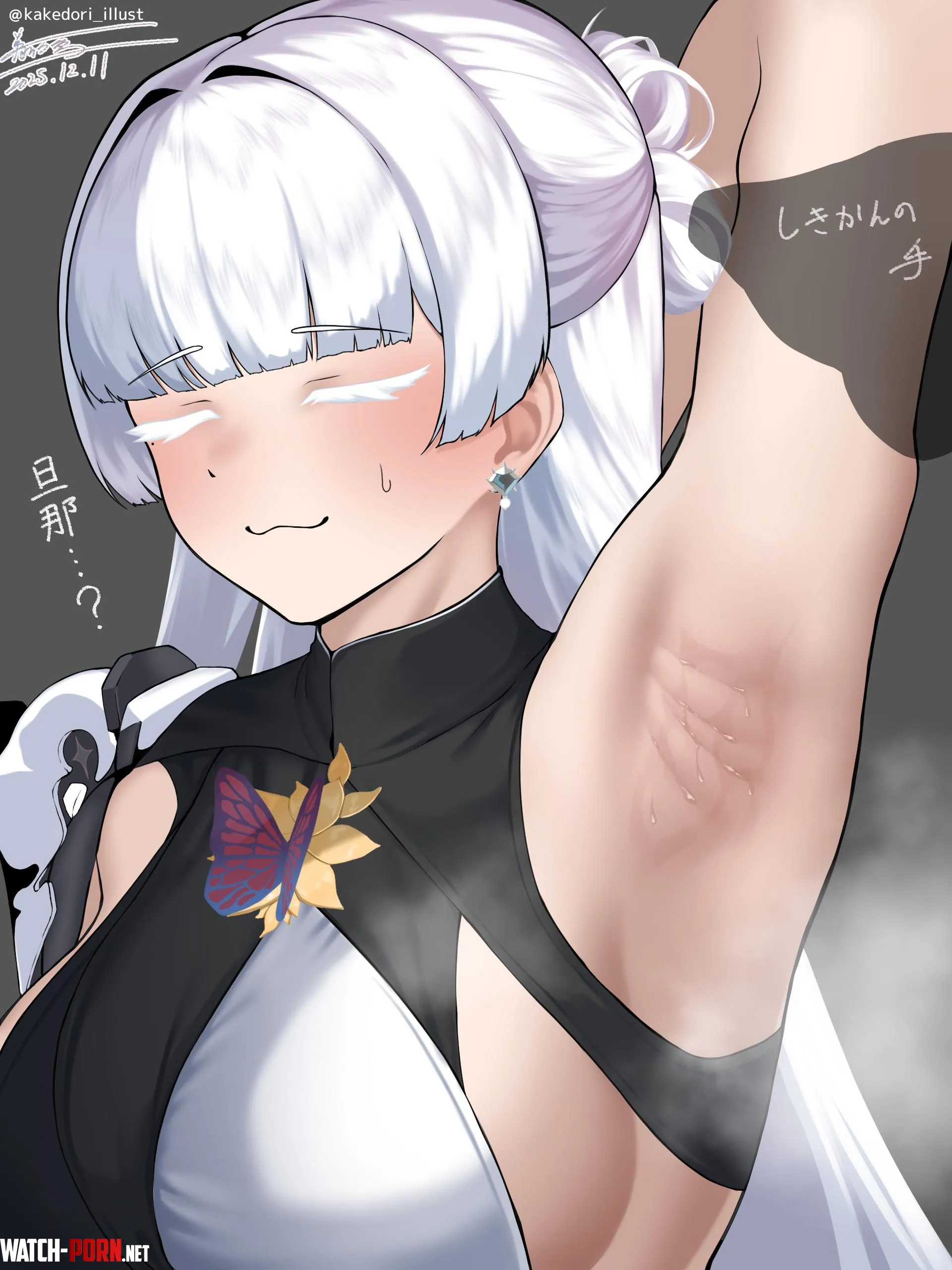 Nayuta's fragrant armpussy (kakedori_illust) by Level-Ad5048