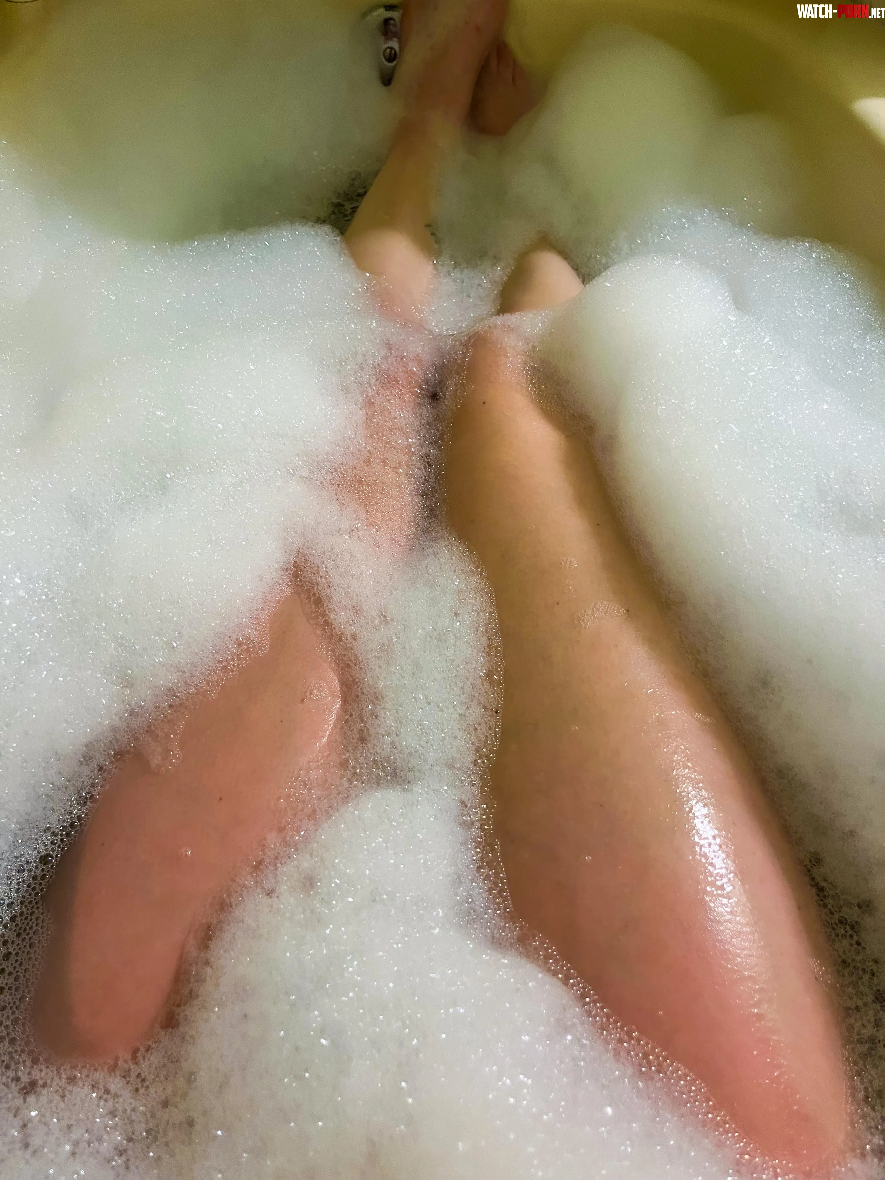 soapy legs by OneBlueIris