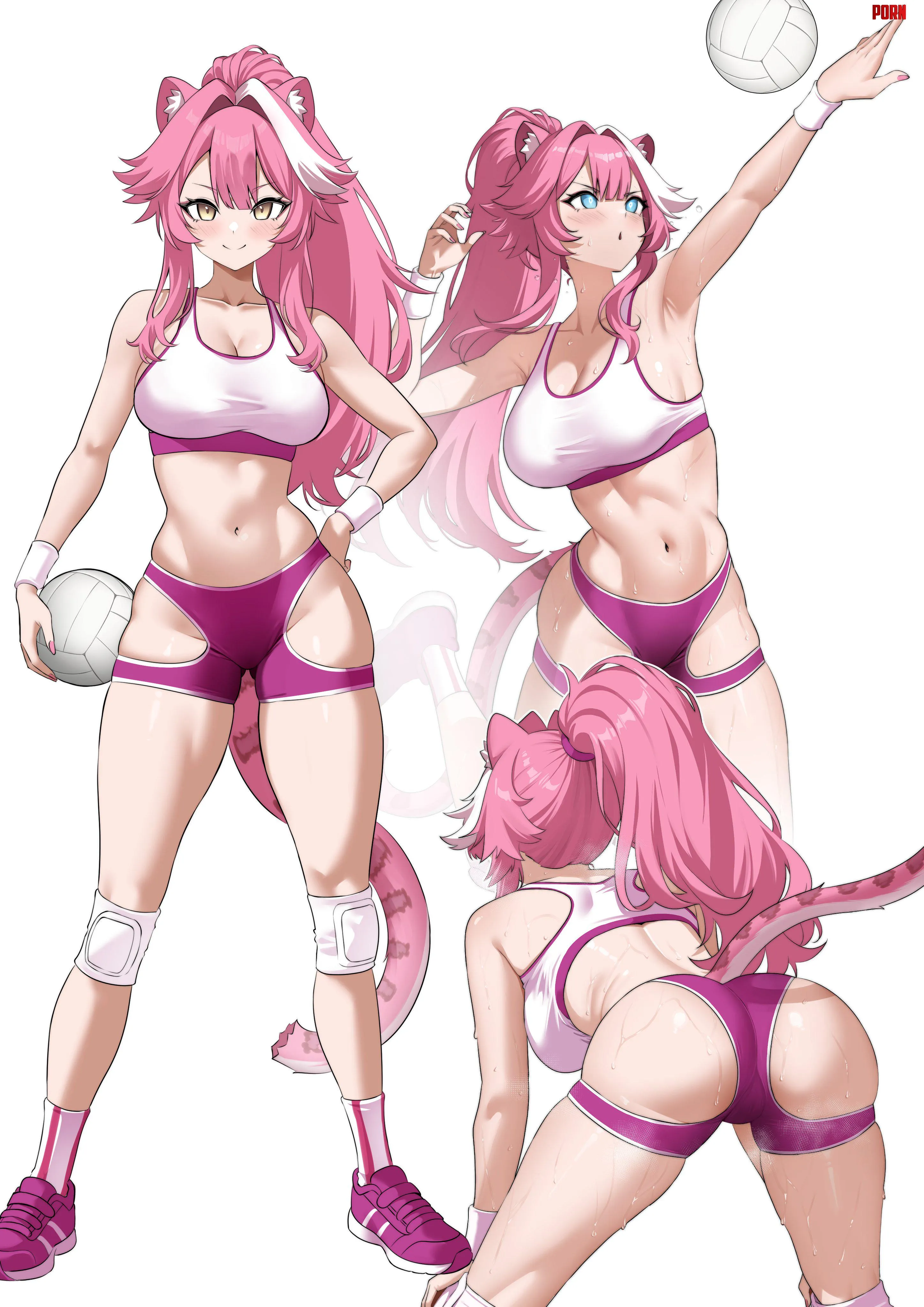 Volleyball Raora [Hololive] by A_MASSIVE_PERVERT