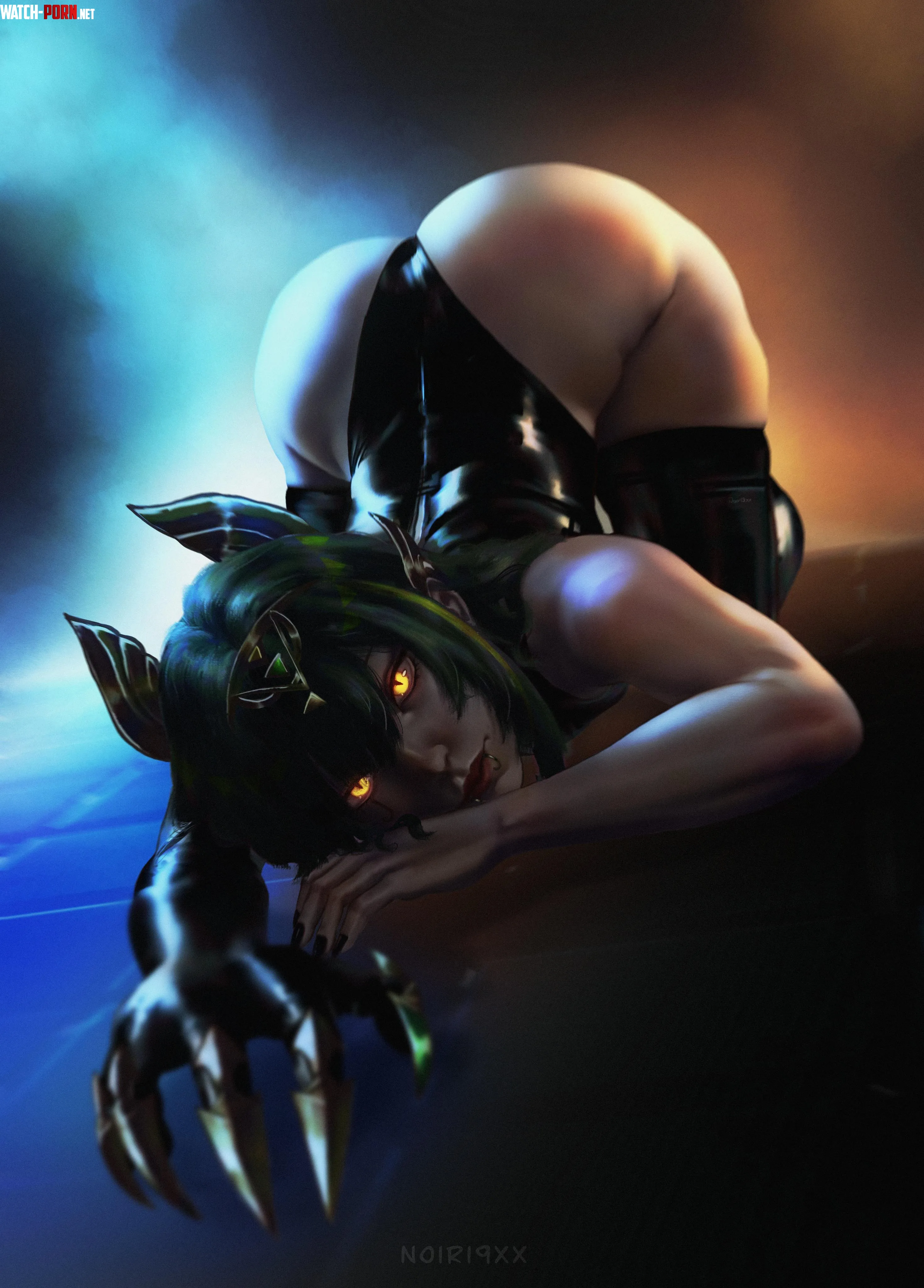 Nefer from Genshin impact fan art (@Noir19xx) by Noir19xx