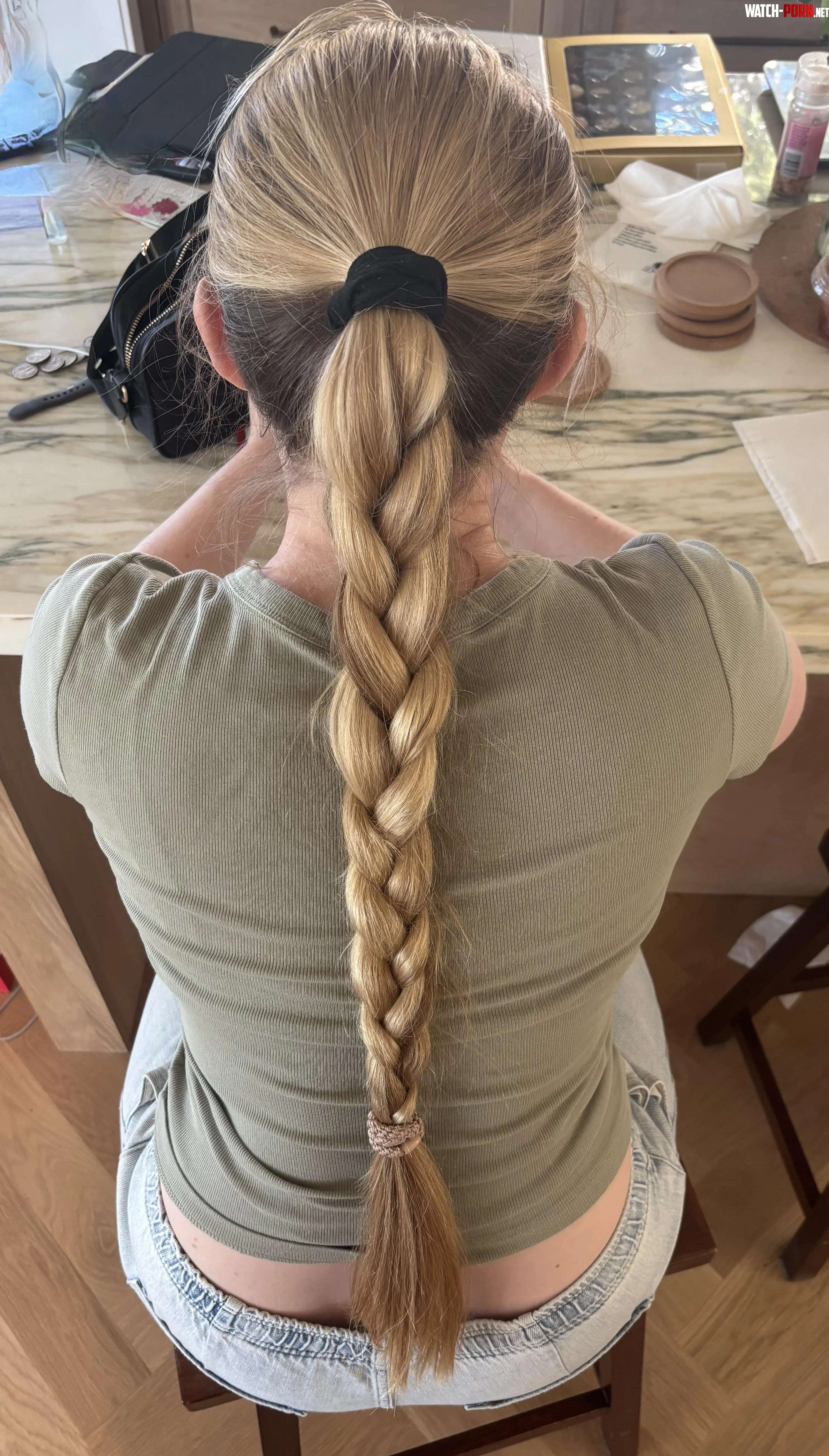 Rate my braided pony by Foreign-Bite2705