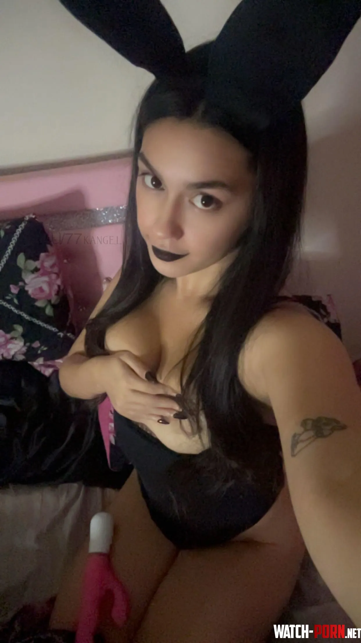 a rabbit toy is only fitting for a bratty little bunny like me by 77kangel