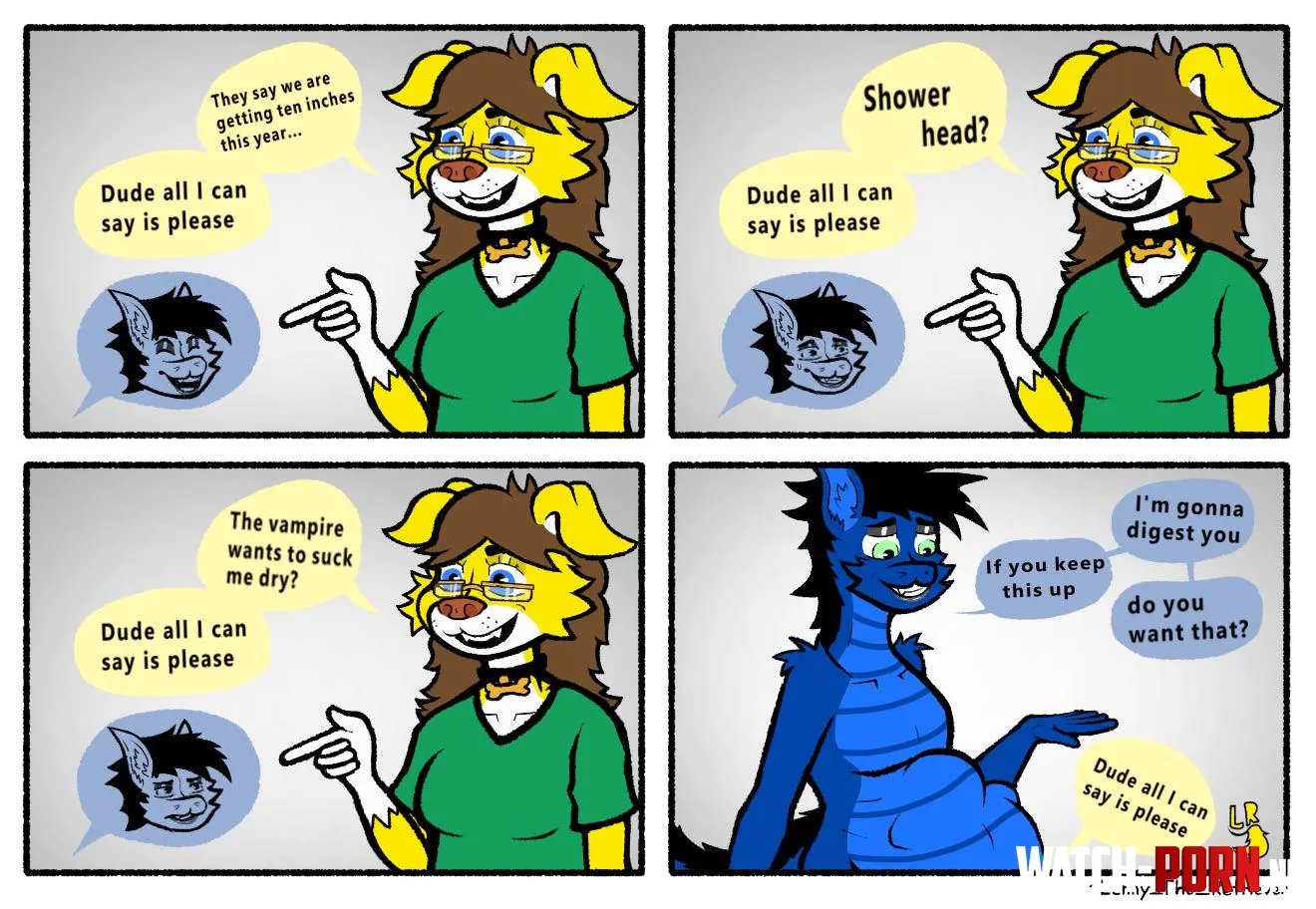 {comic} Dude all I can say is please OC by Lenny_The_Retriever