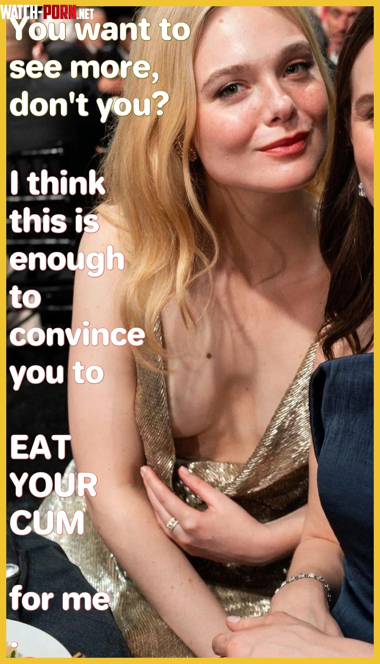 Elle Fanning knows how to tease by Lord_education01