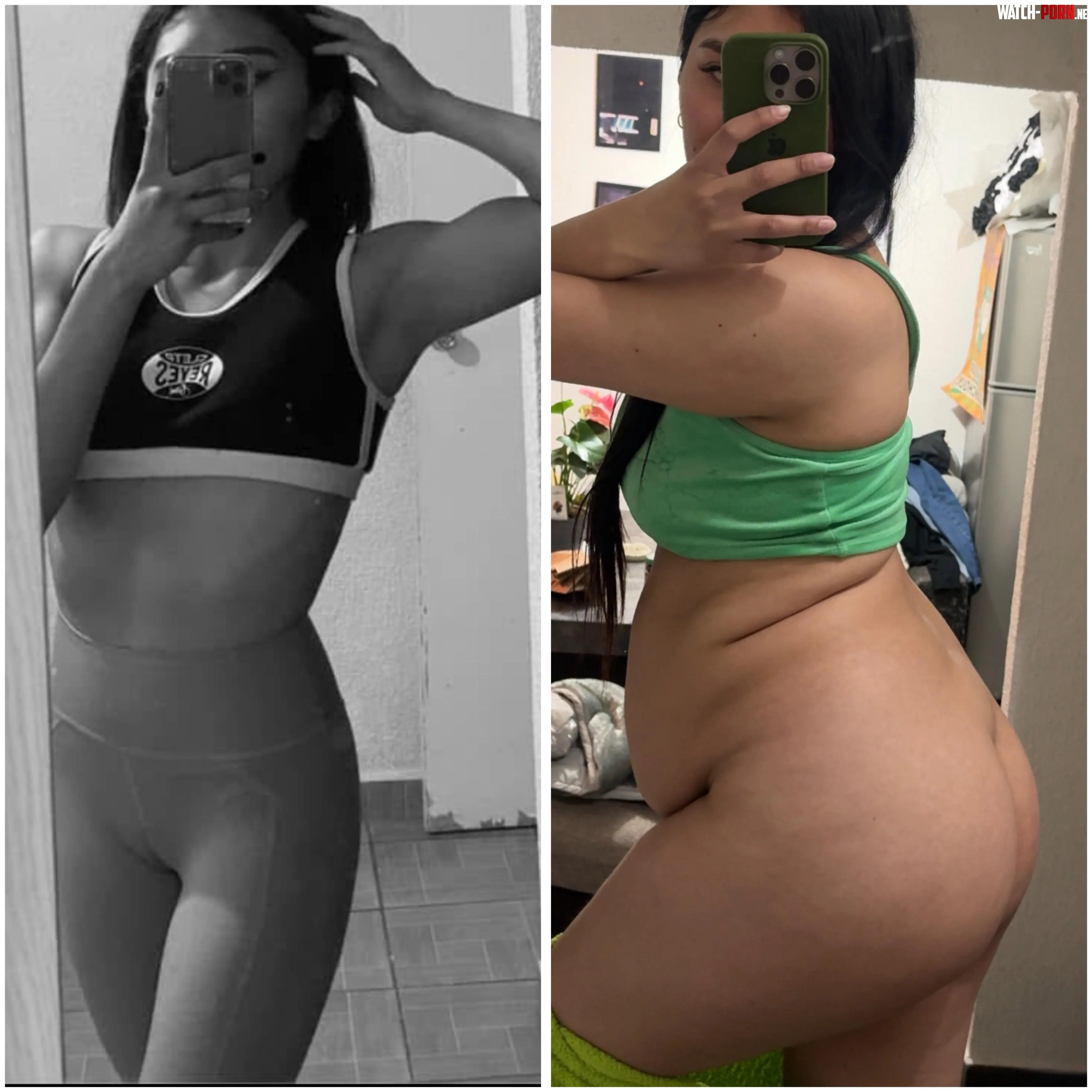 Finally the gain is noticeable in every single angle😍😍😍 by feedthisgirl