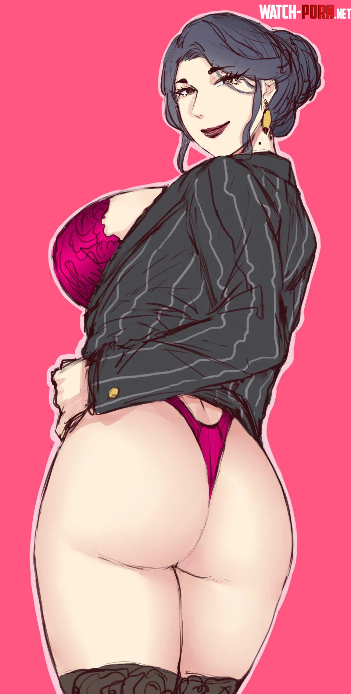 Charm of a mature woman by freyhstart