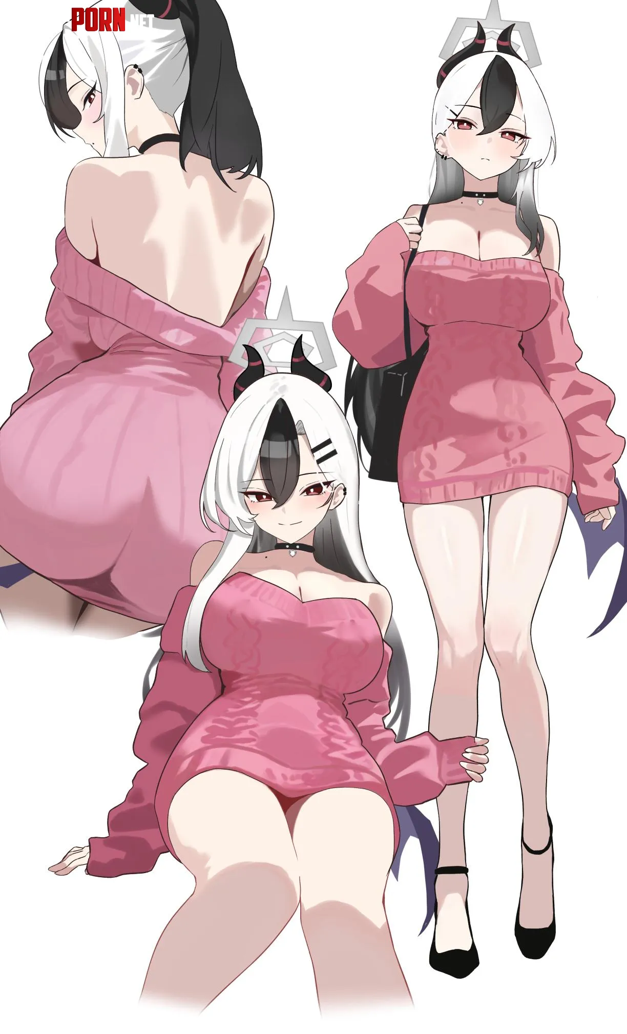 Pink Sweater Kayoko (Key餡) [Blue Archive] by llamanatee