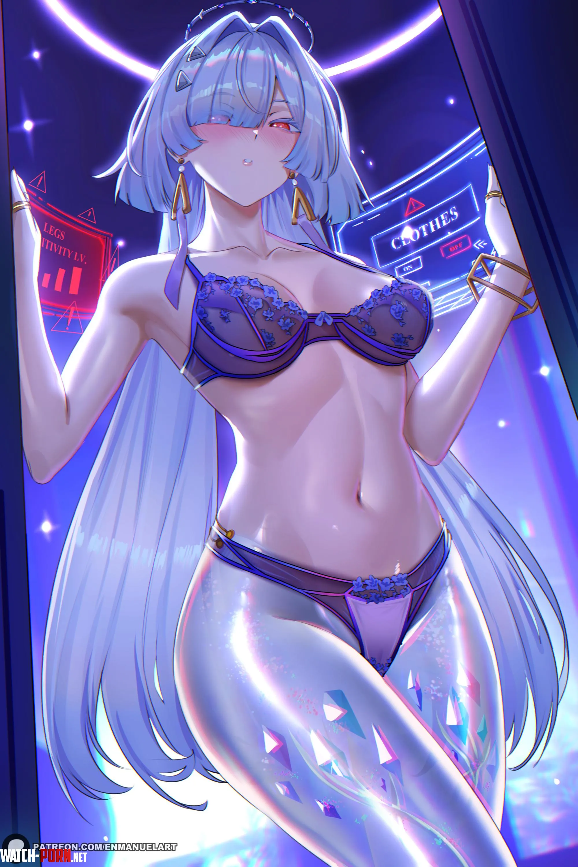 Mornye in purple underwear (Enmanuelart20) [Wuthering Waves] by elegantloveglimmer