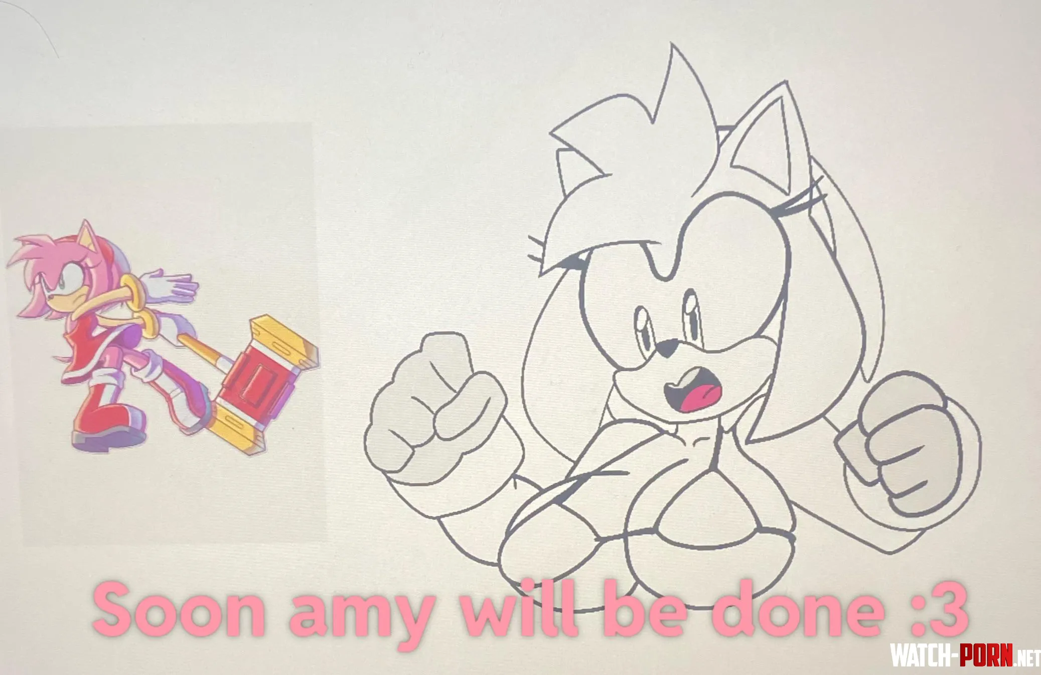 Soon Amy will be done :3 by Charming_Upstairs_92