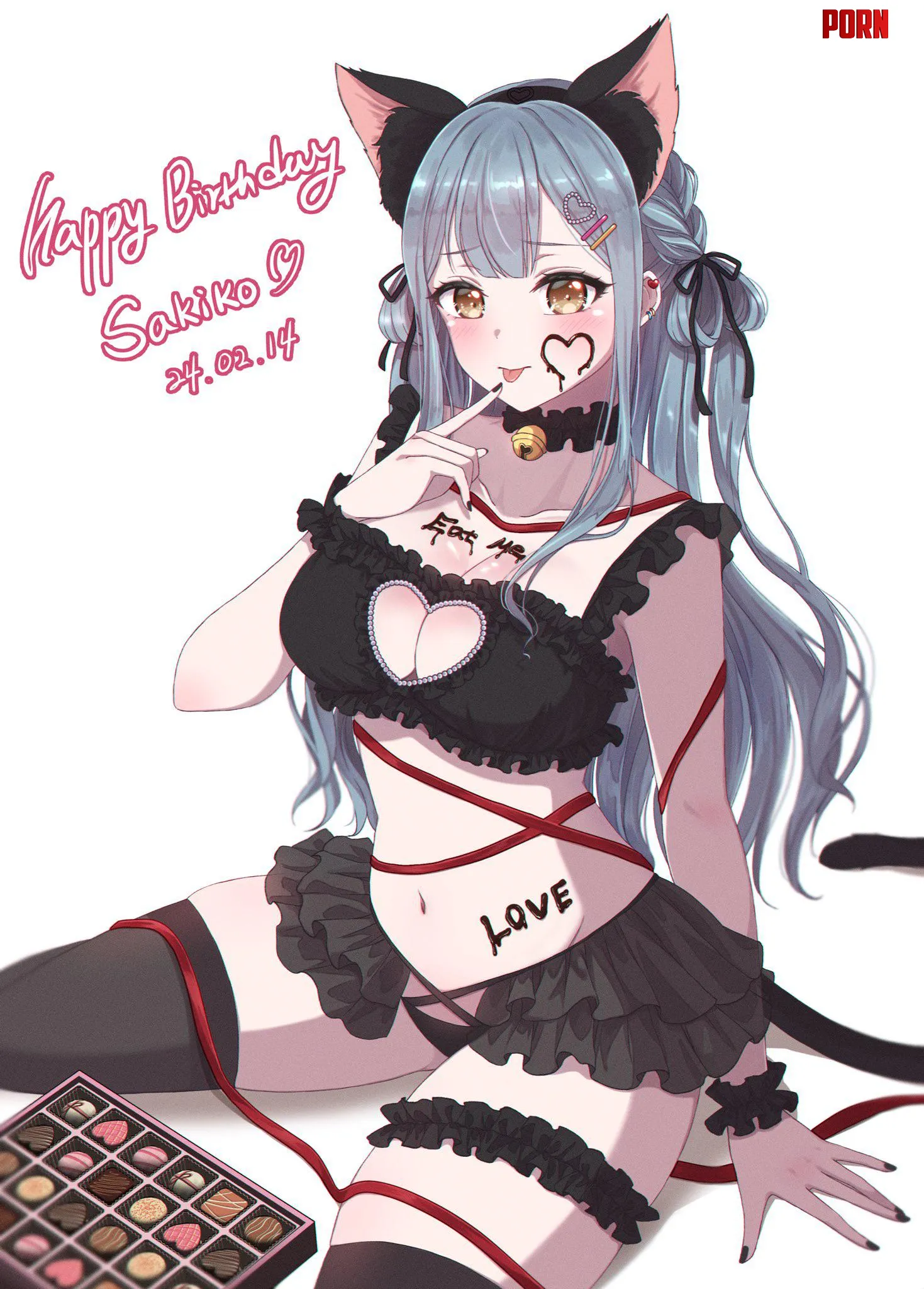 Chocolate kitty Sakiko [BanG Dream!] (ppora_) by MartyrOfDespair