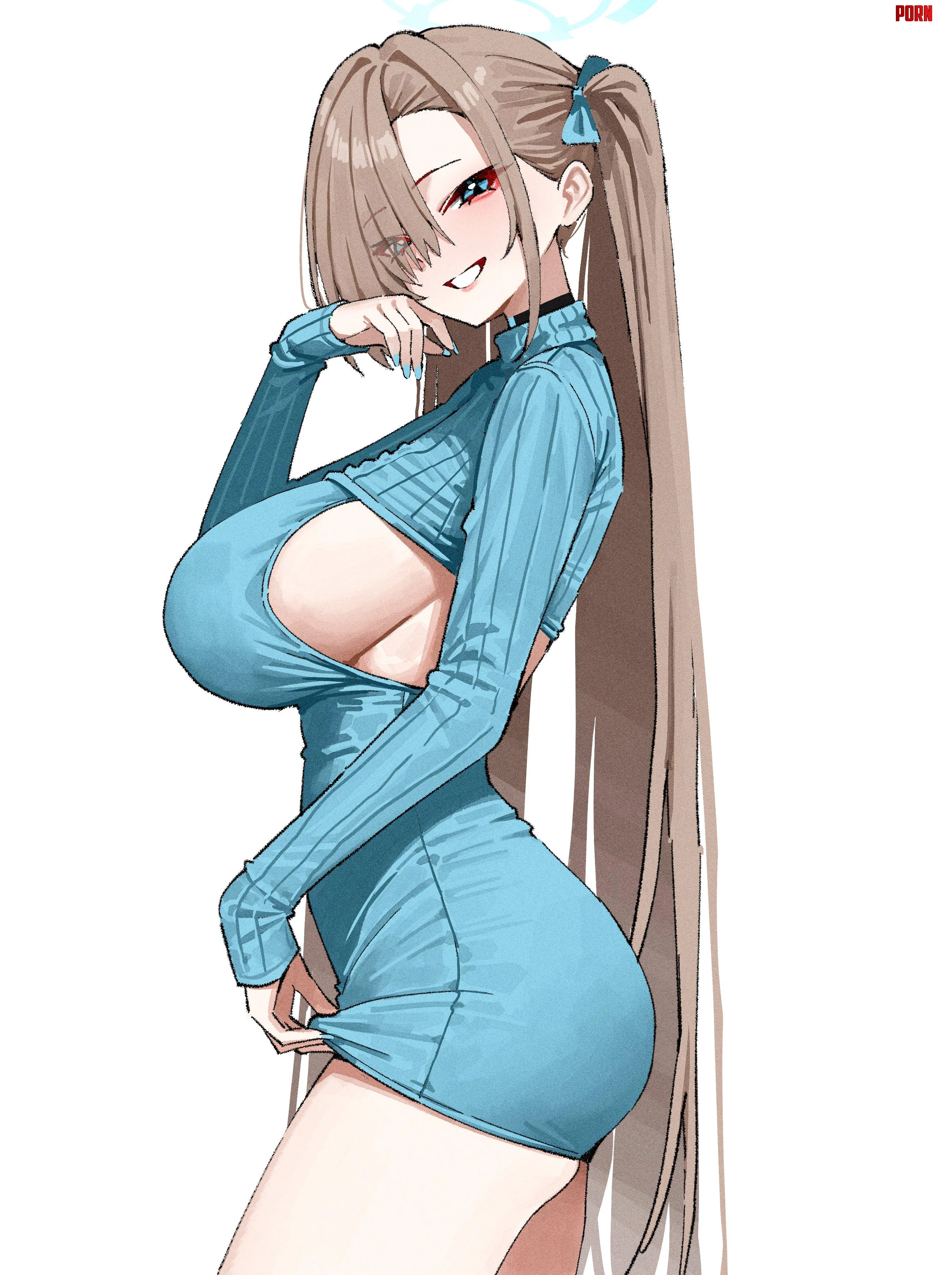 Twintailed Asuna [Blue Archive] by WoolsonDaSheep