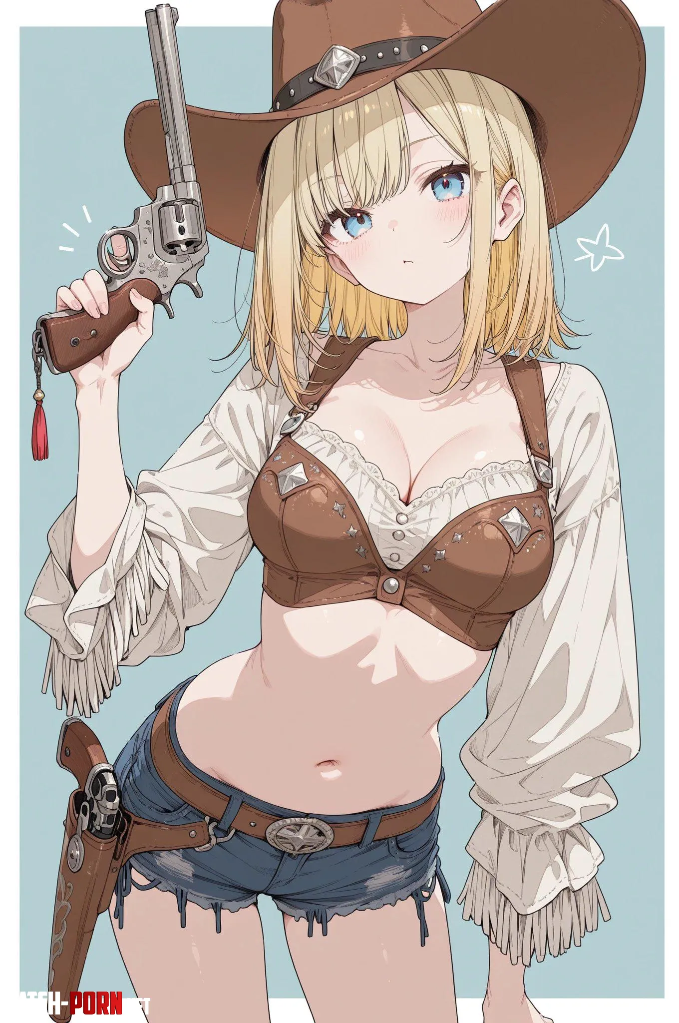 Cowgirl Midriff by WoolsonDaSheep
