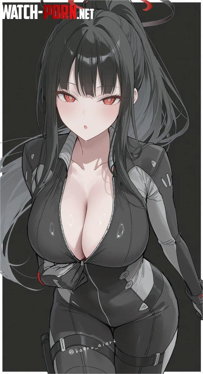 Unzipping Rio [Blue Archive] by WoolsonDaSheep