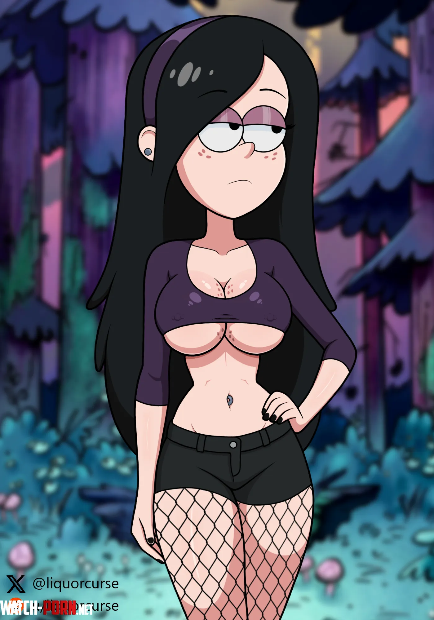 Goth Wendy Corduroy (liquorcurse) [Gravity Falls] by liquorcurse