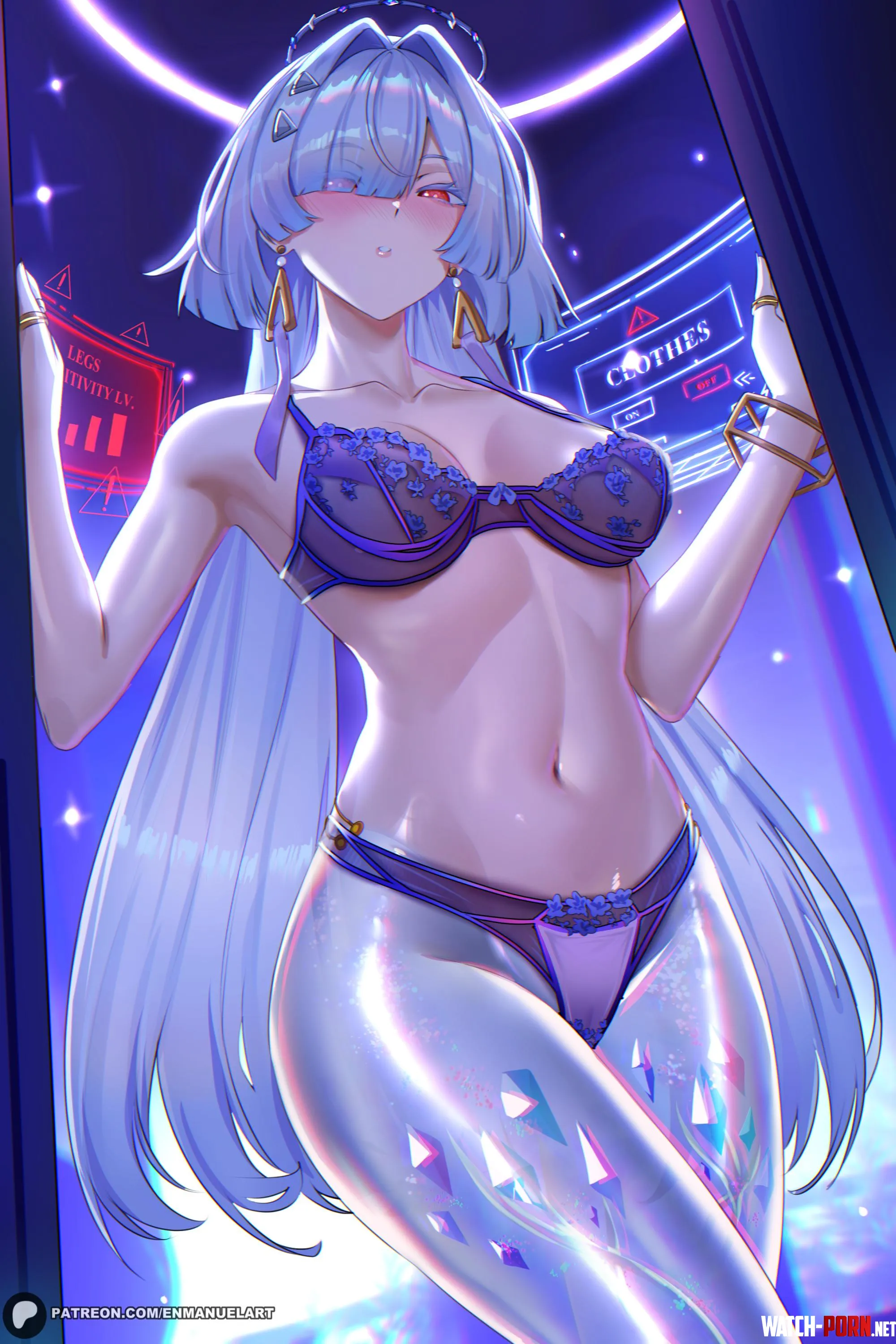 Mornye in purple underwear (Enmanuelart20) [Wuthering Waves] by elegantloveglimmer