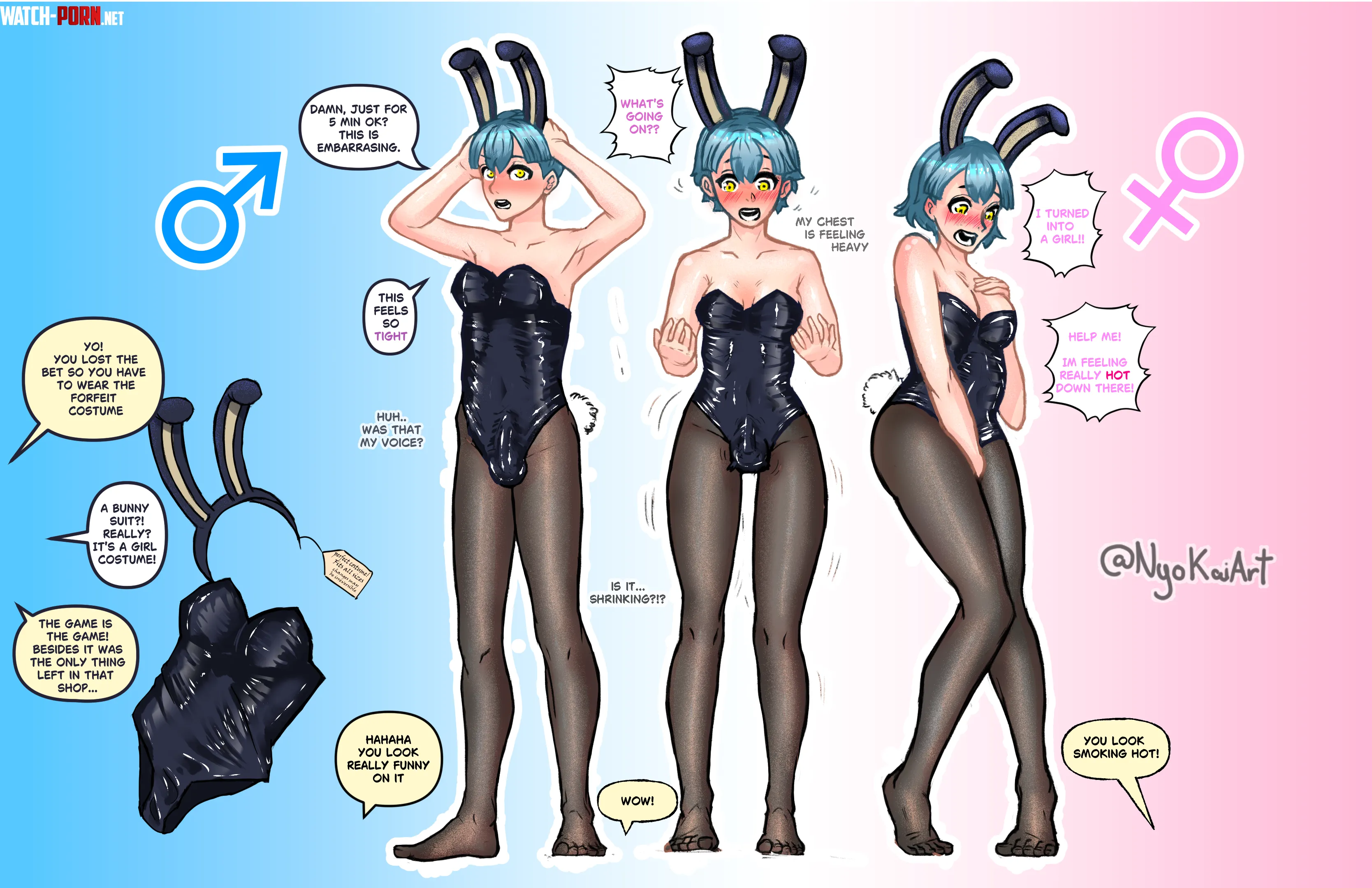 One of my first tg sequences! Perfect Costume (NyoKaiArt) by WittyExercise2344