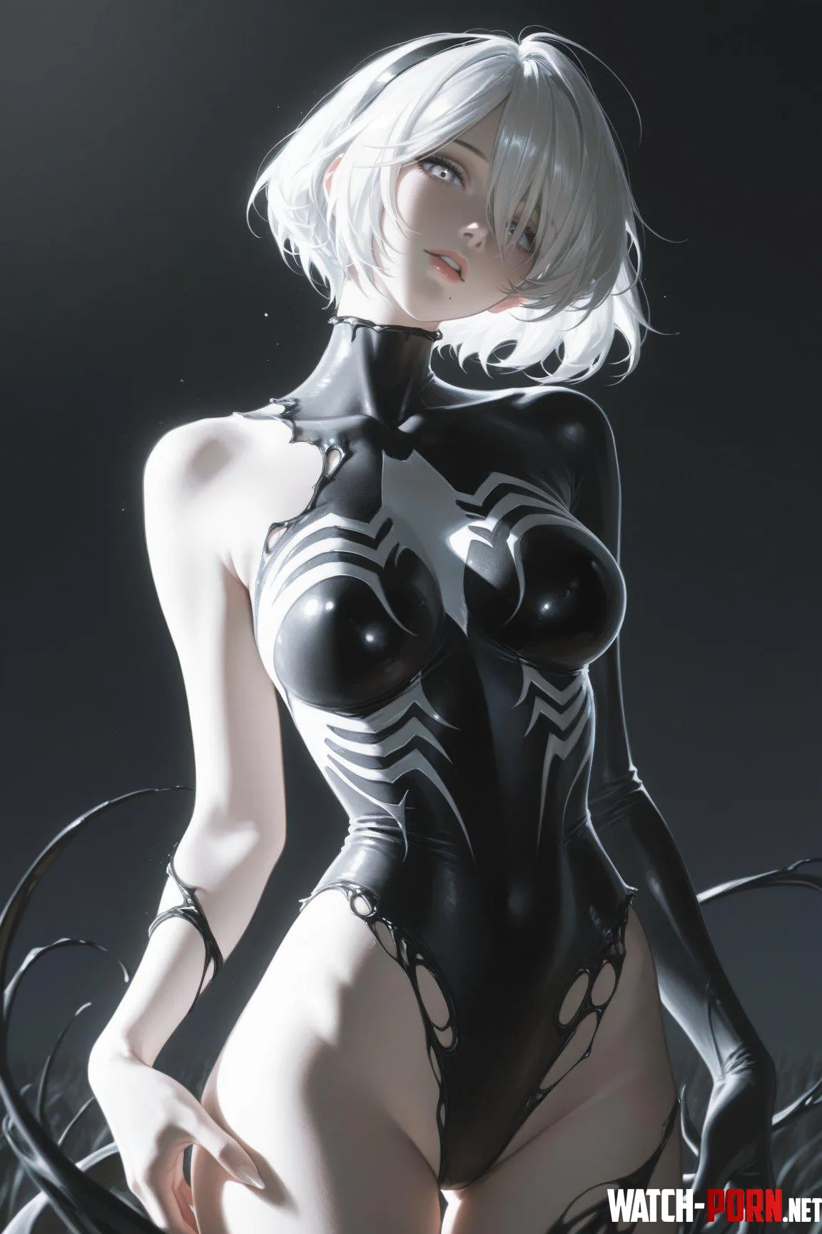 Symbiote 2B [Nier Automata] by WoolsonDaSheep
