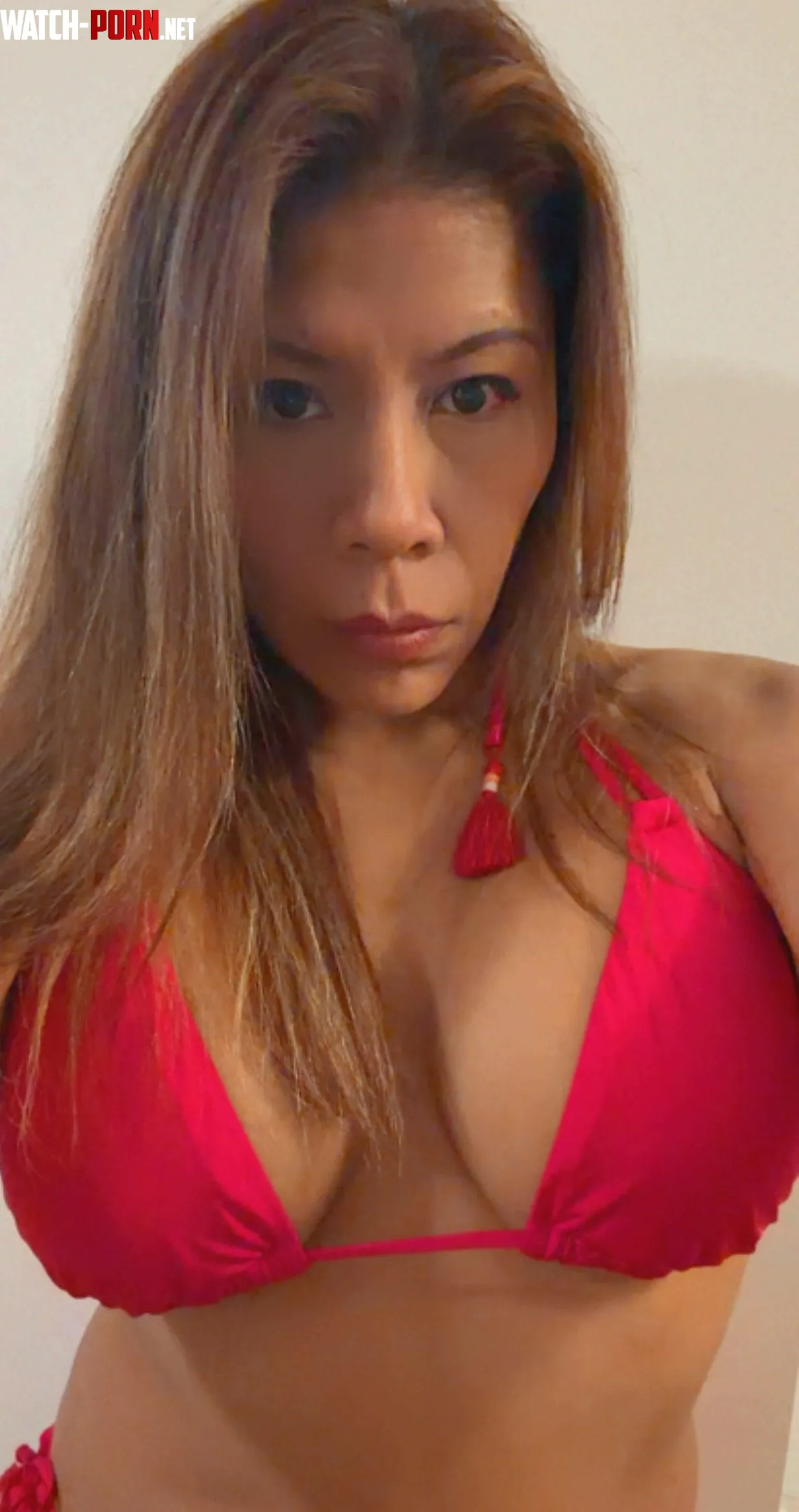 beauty in pink bikini by 6couple