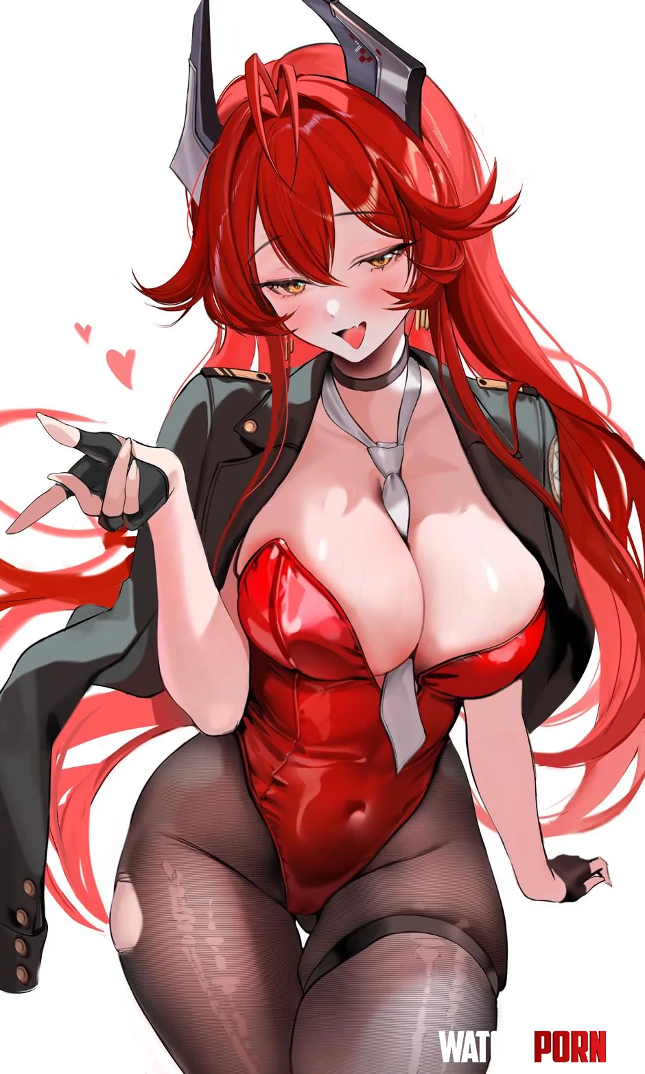 Red Hood in red leotard (みかん) [Goddess Of Victory: Nikke] by elegantloveglimmer