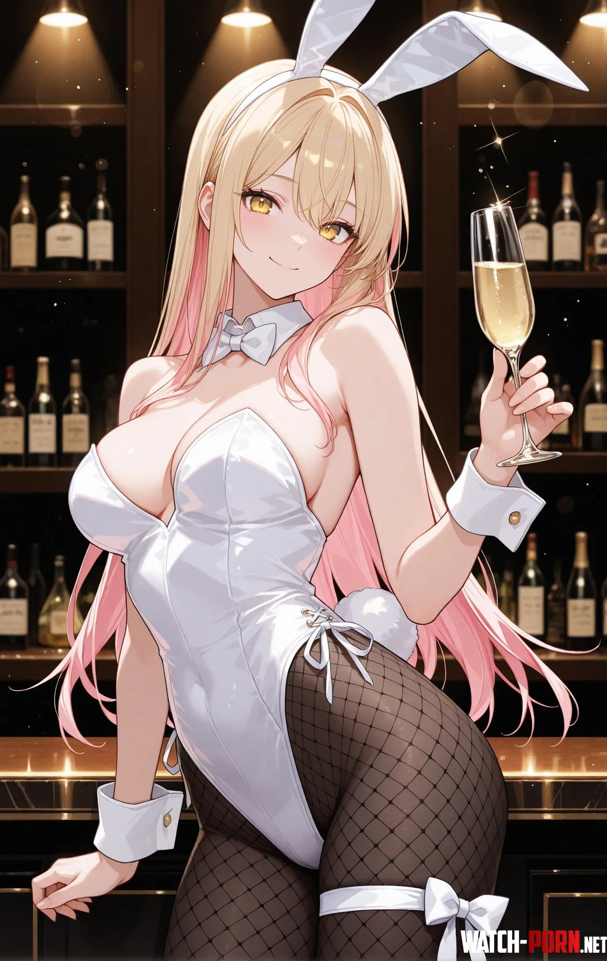 Bar Bunny Girl by WoolsonDaSheep