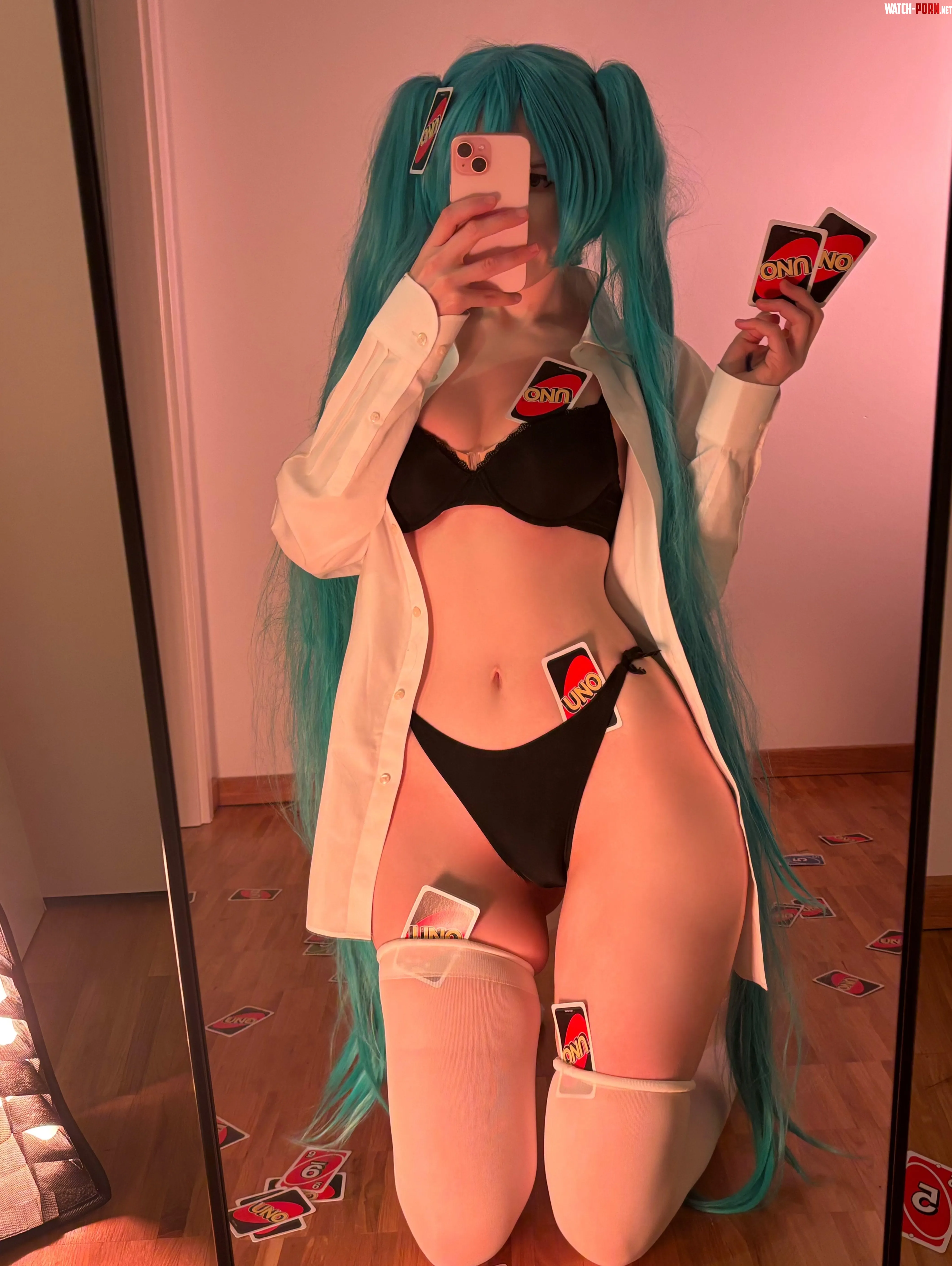 Uno Miko’s body is the table tonight… every card comes with a naughty penalty [F] by KindBunny0