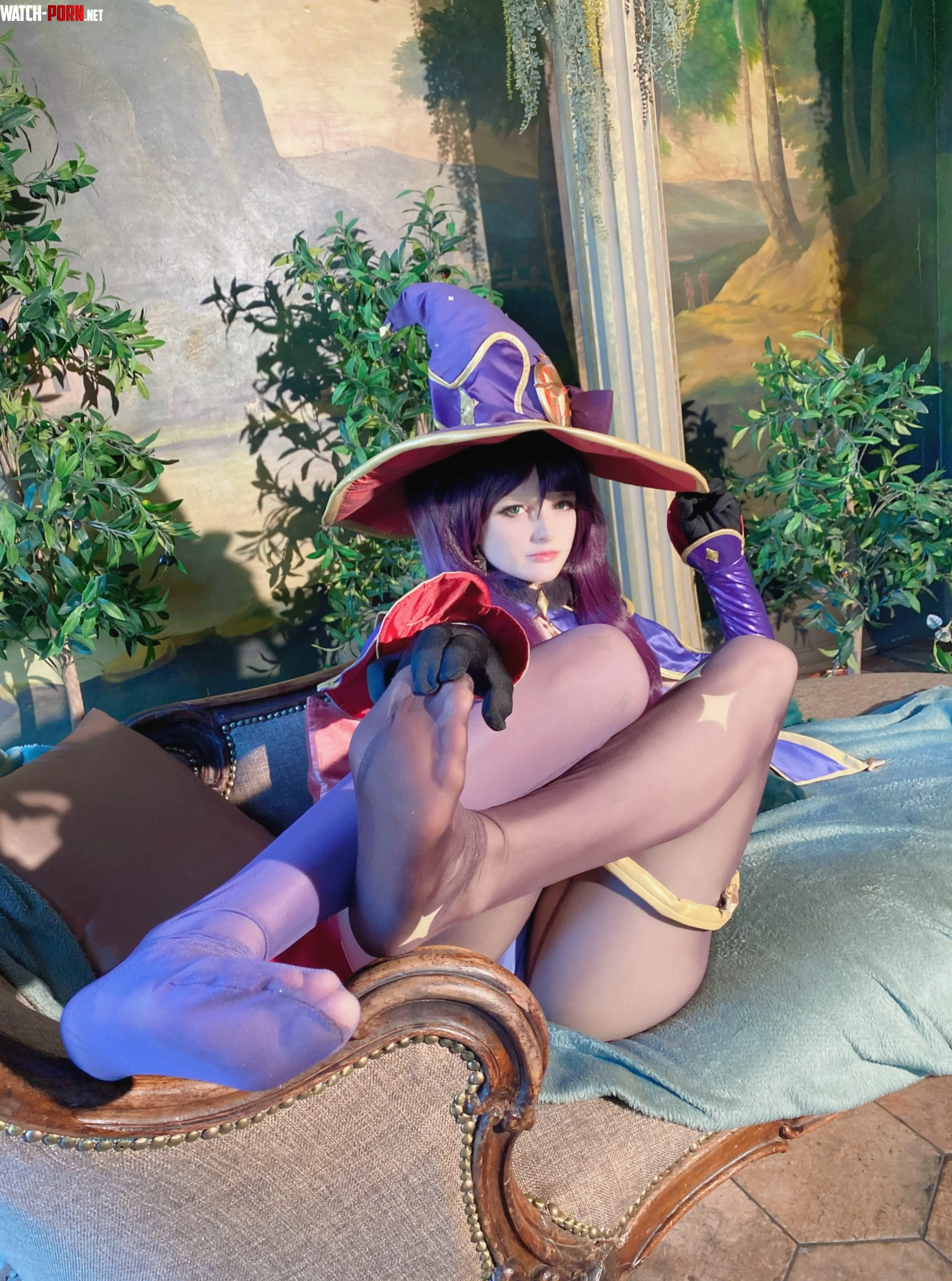 Mona from Genshin Impact by Foggy by KindBunny0