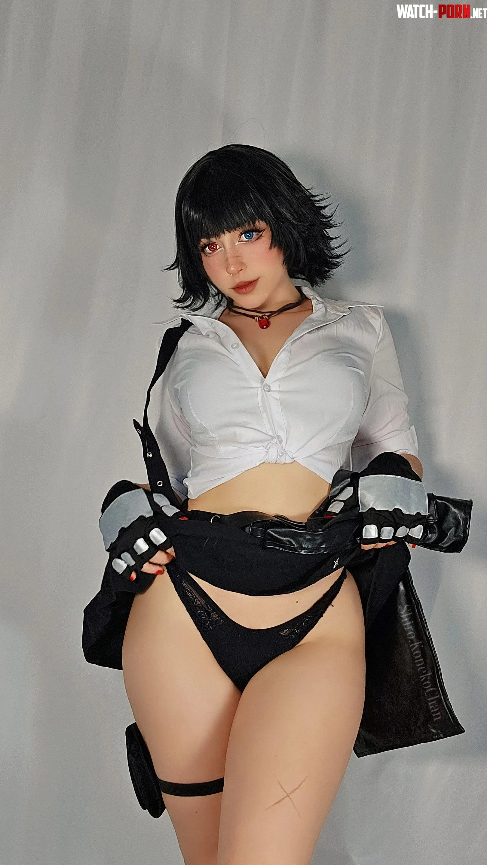 Lady from [Devil May Cry] by me (Shiro_konekochan) by shiro_konekochan