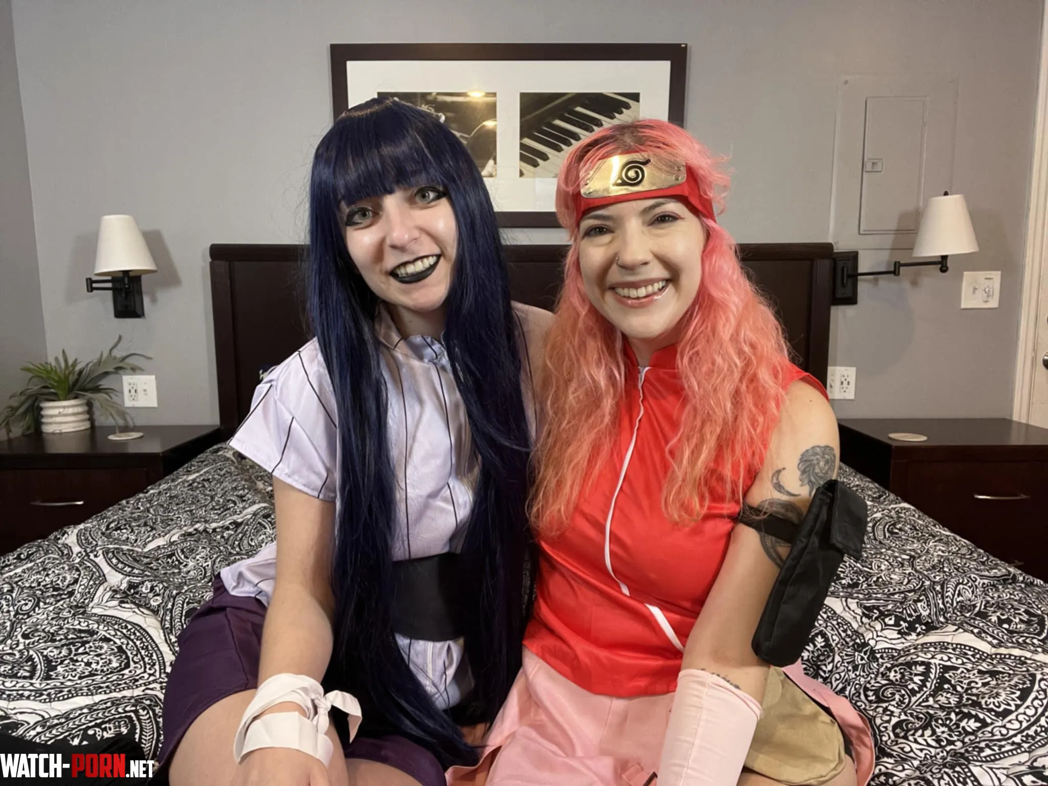 Hinata and Sakura from Naruto Shippuden by mymindbreaks and LilRedVelvet [F] by _mymindbreaks