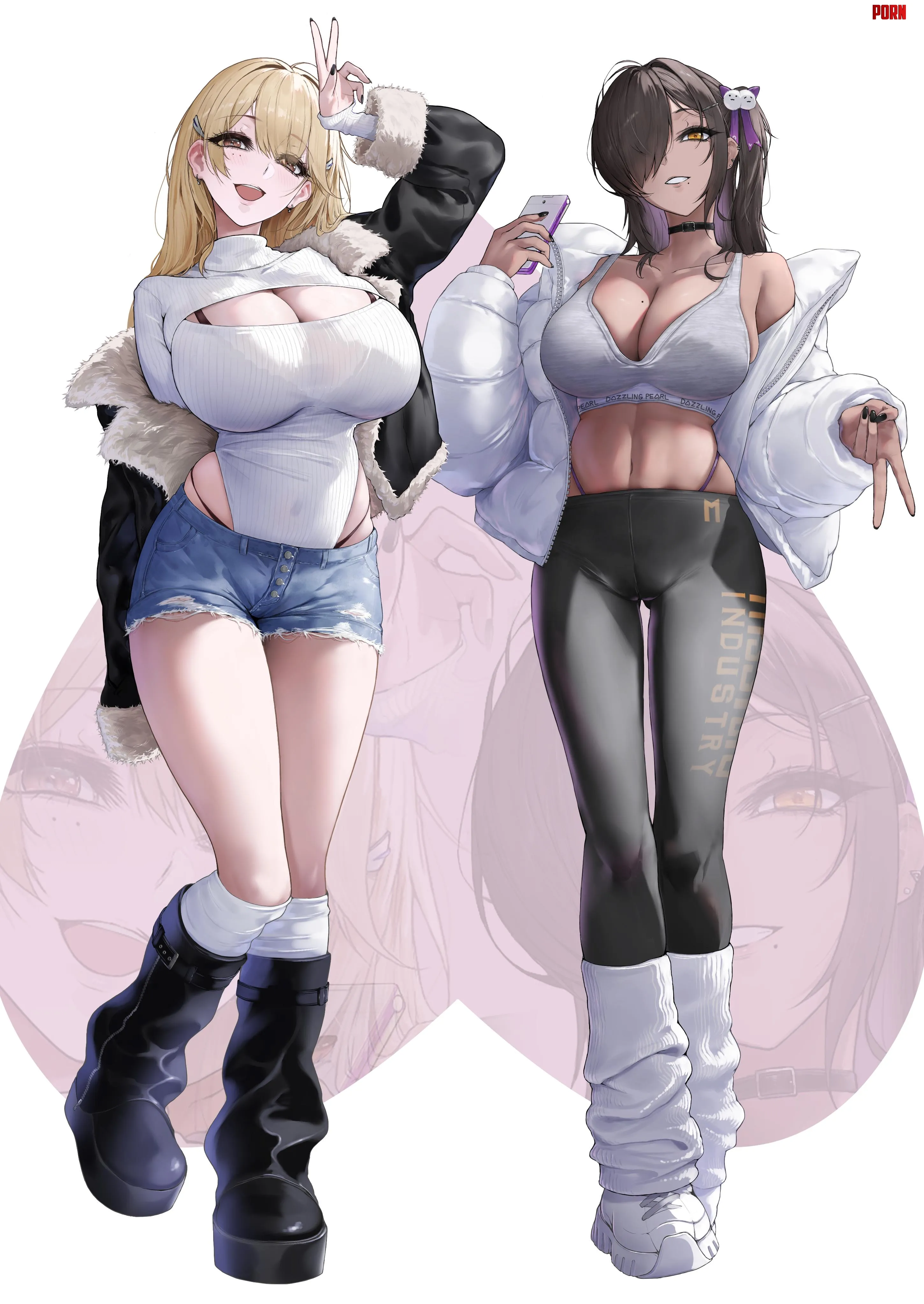 Tia & Naga [Nikke] (akiX3) by WoolsonDaSheep