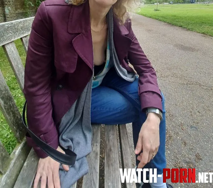 Look carefully, wife unzipped top on day trip to london by LimpDay2430