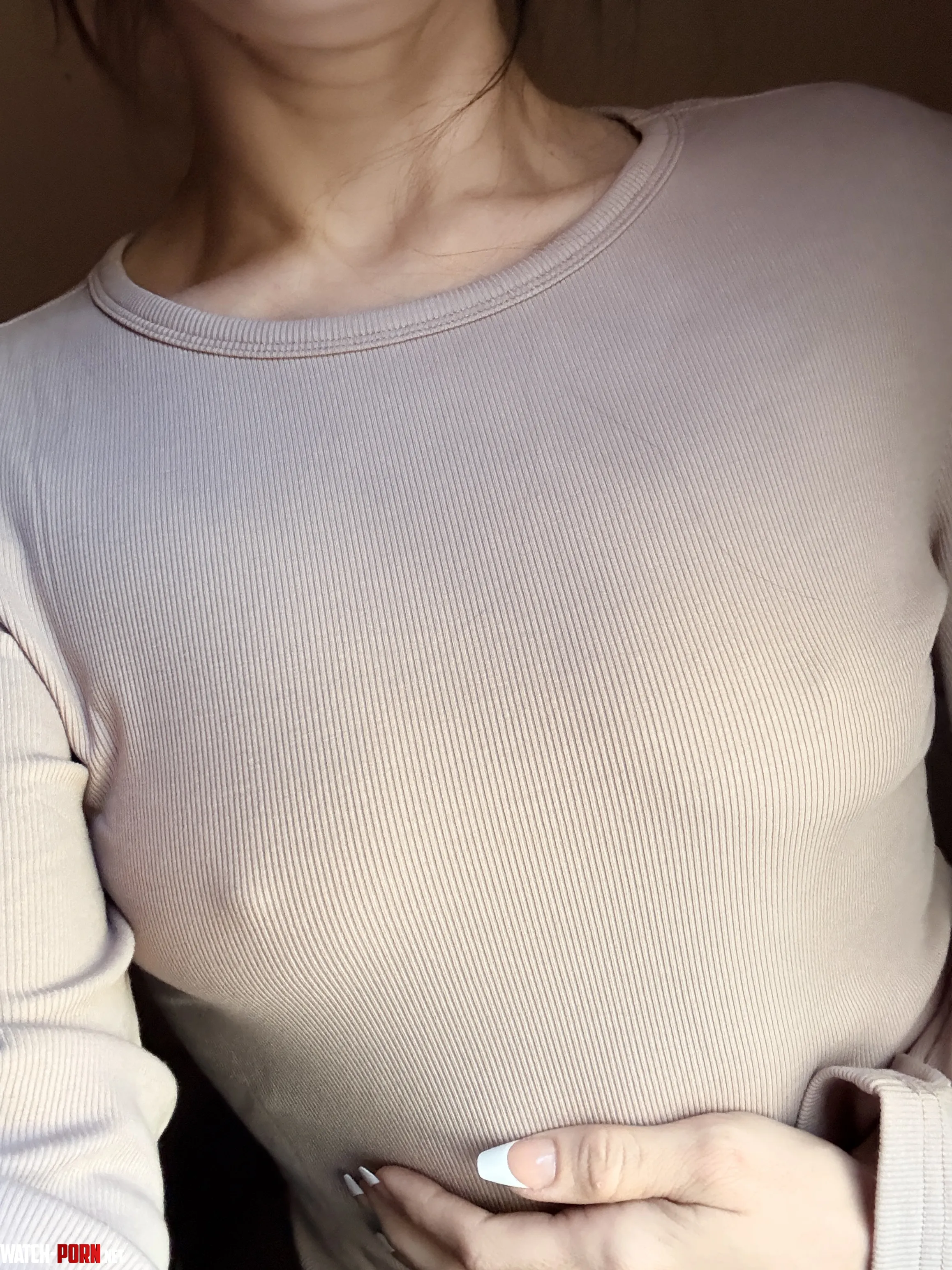 Remove the bra and sweaters become sexy by barefootdriving
