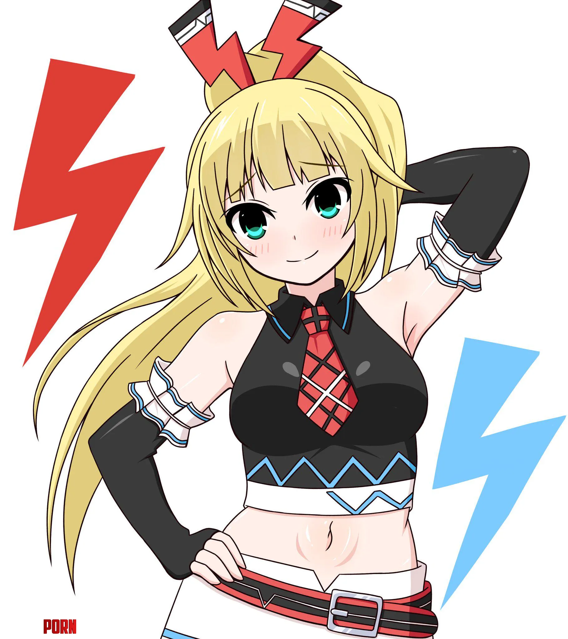 Dengekiko's Blushing! [chimayoi_vivid] by NDSiManTV