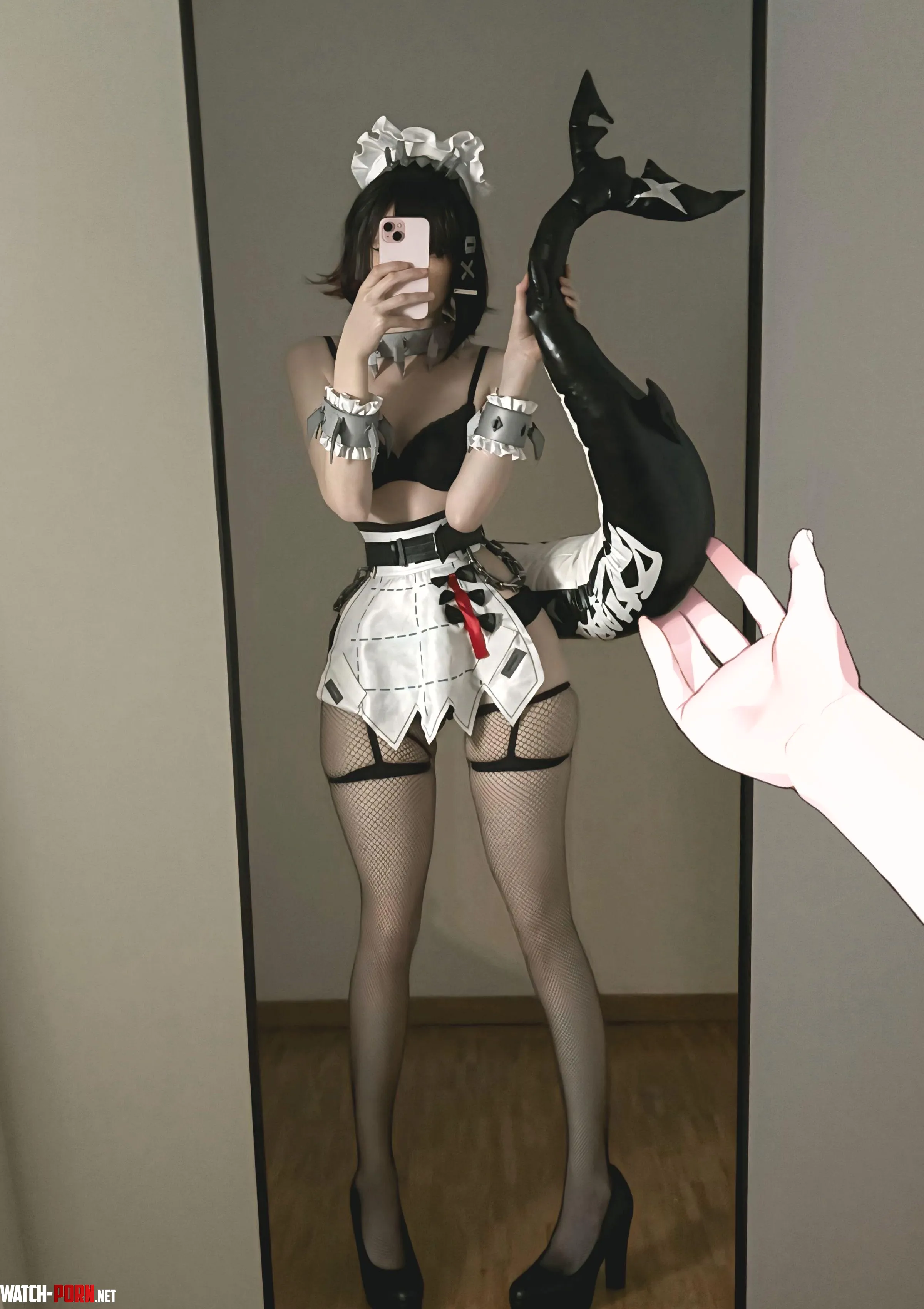 Ellen Joe activated Glacial Omen just to freeze your gaze on her skirt [F] by KindBunny0