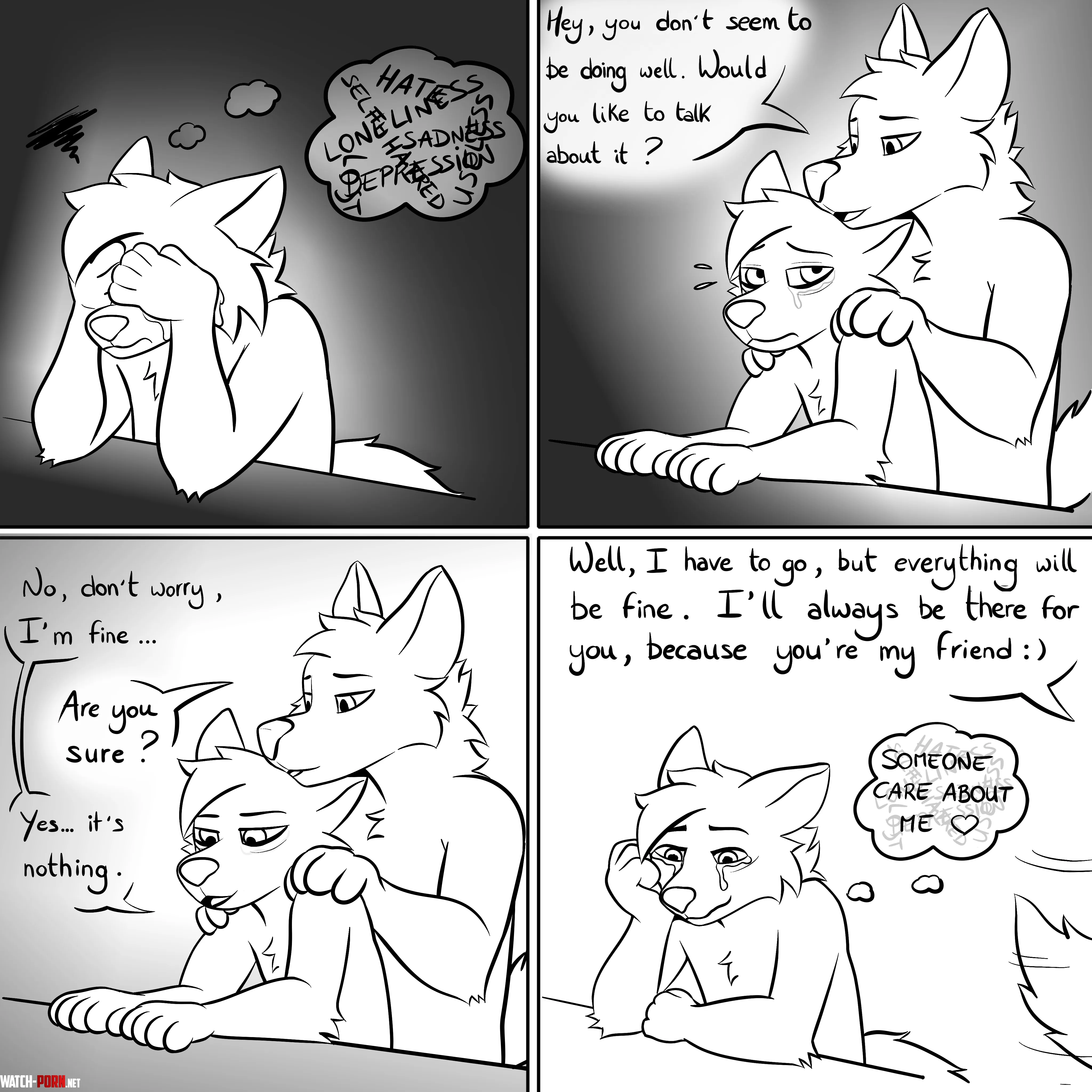 Depression (art by me) [NSFW in doubt] by AuvraB