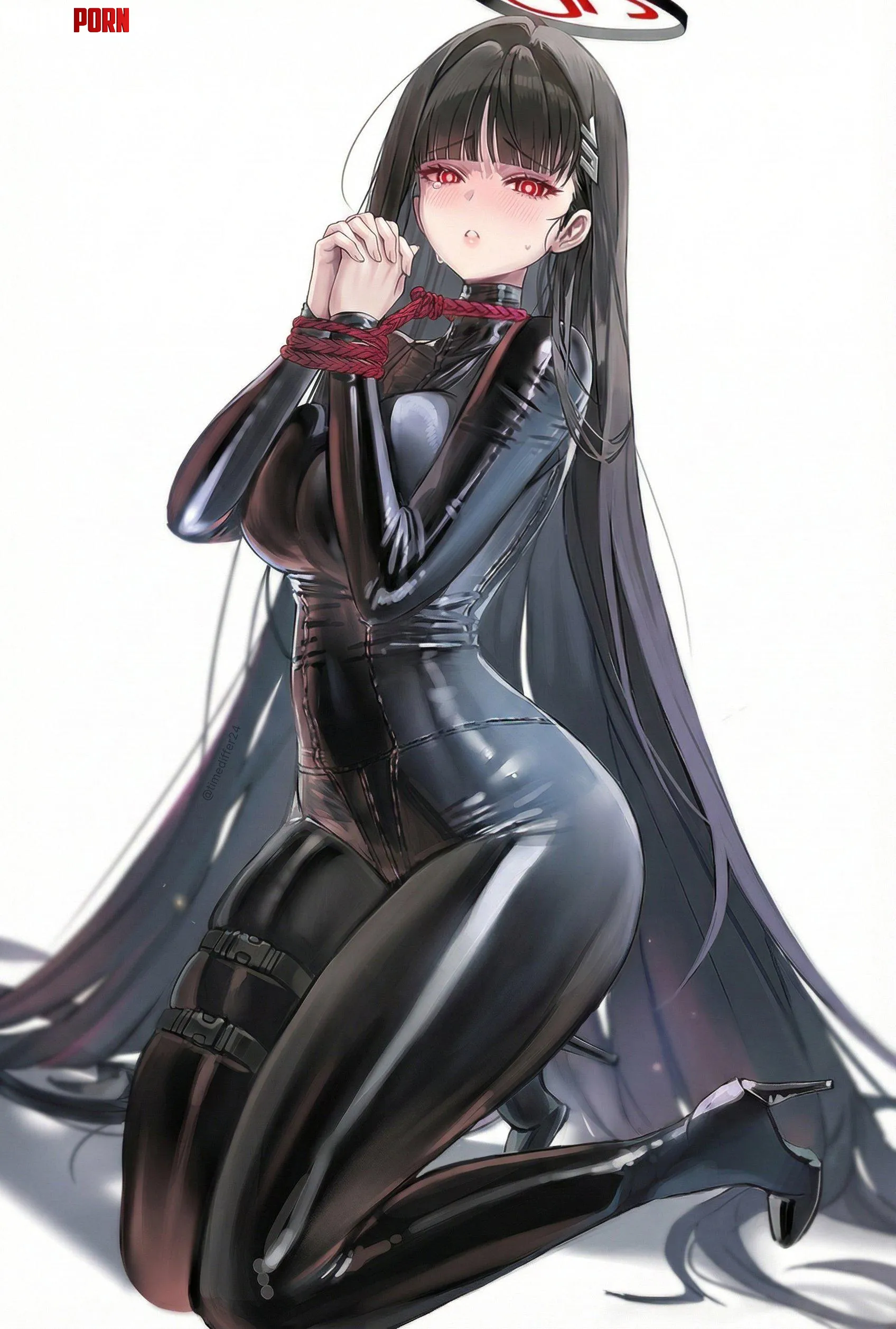 Bondage Rio [Blue Archive] by WoolsonDaSheep