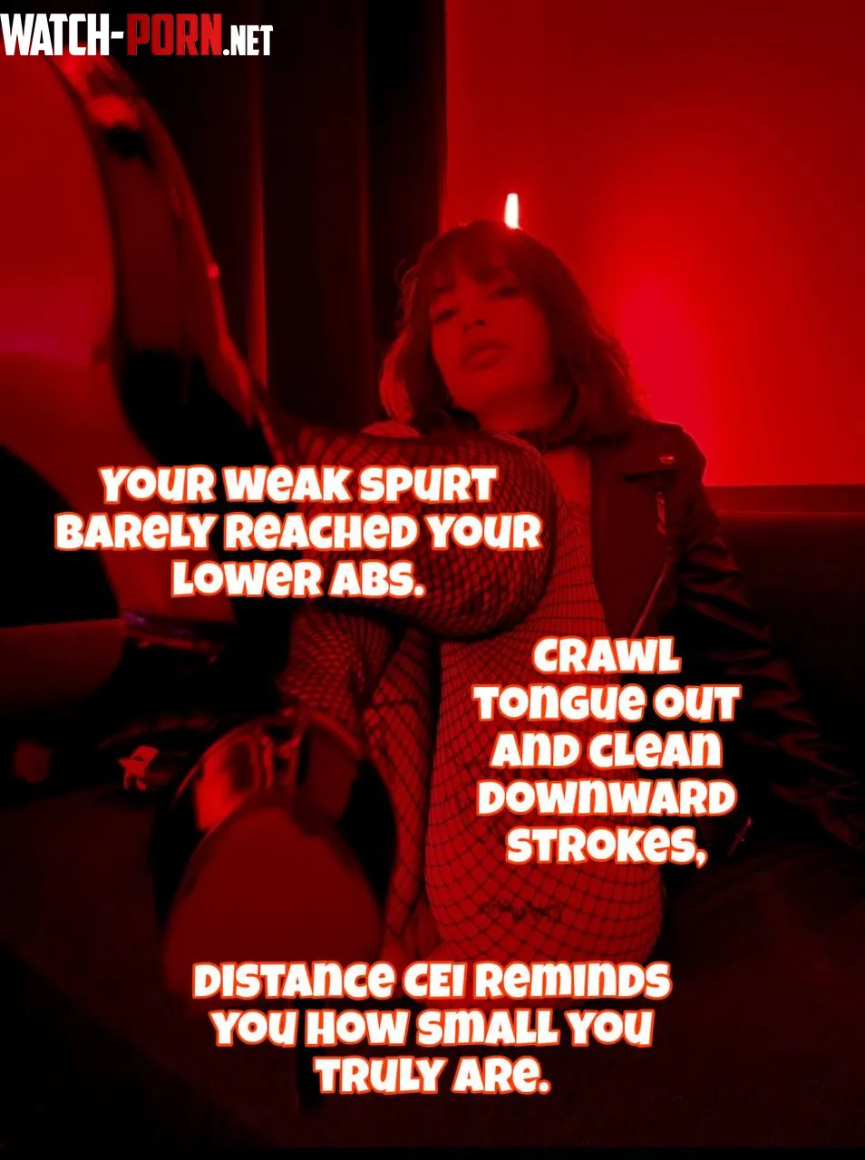 Your pathetic spurt didn't even make it far by cuteMerry