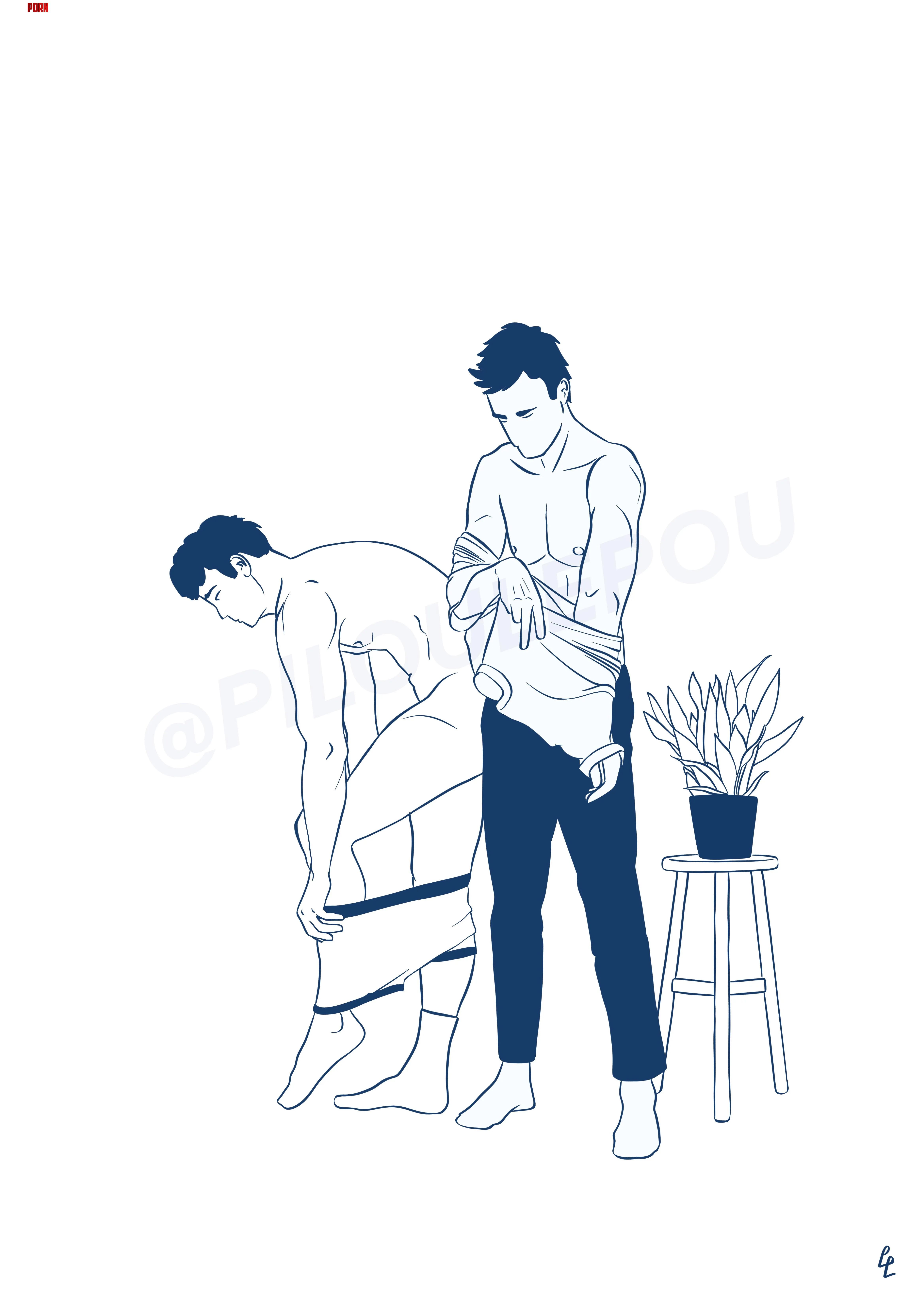 Art by me (m31) - what do you do after sex, stay or leave ? by Icy-Fishing7292