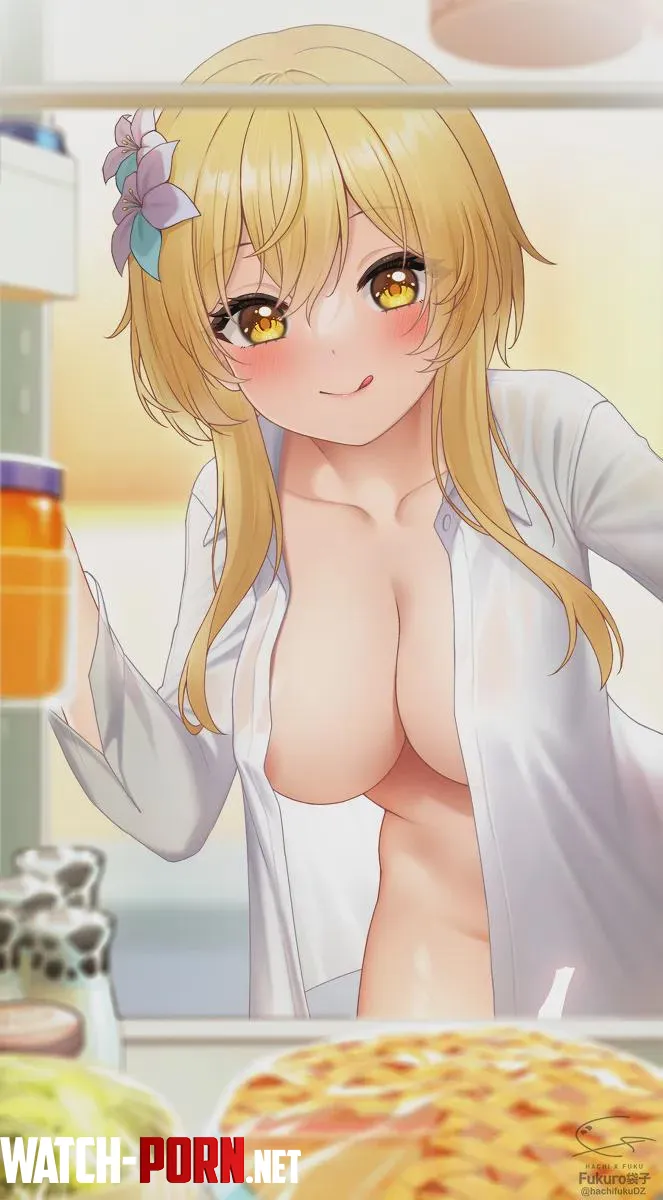 Up for a snack (fukuro)[genshin impact] by ganyu6890