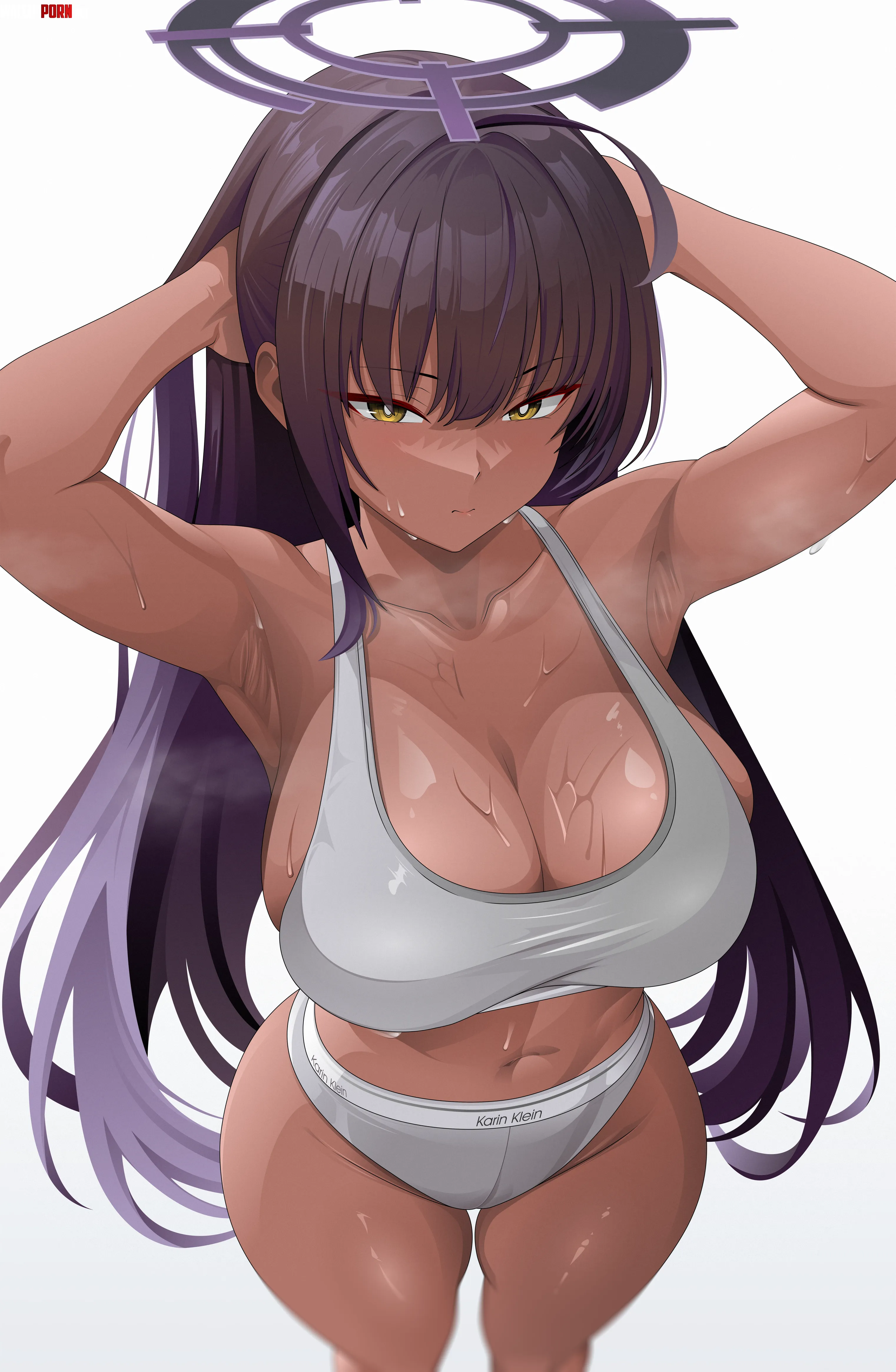 Karin's Chocolate Milk [Blue Archive] by LafterMastr