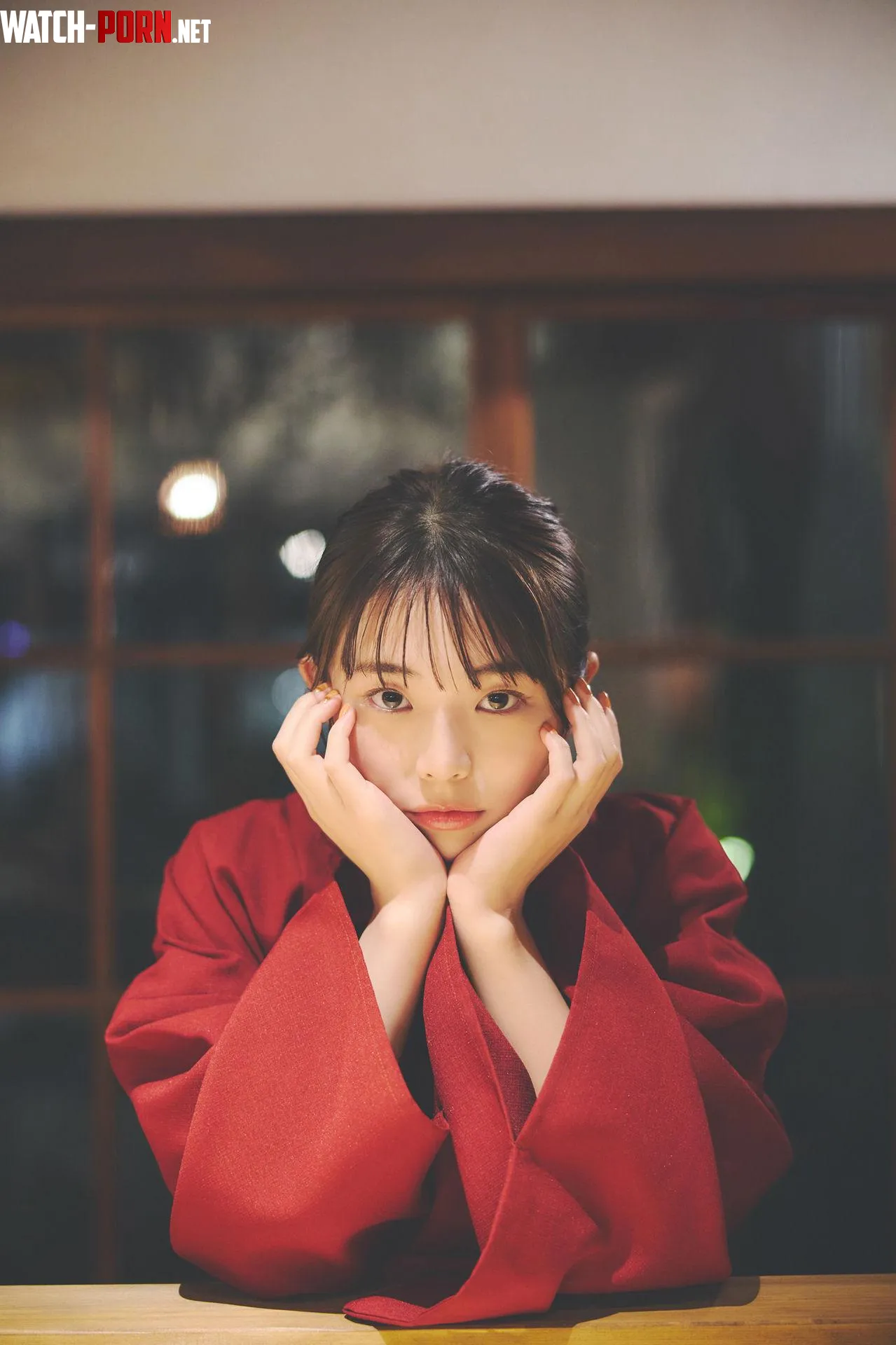 Hina Kikuchi 菊地姫奈 in red by Artful_dick_pics