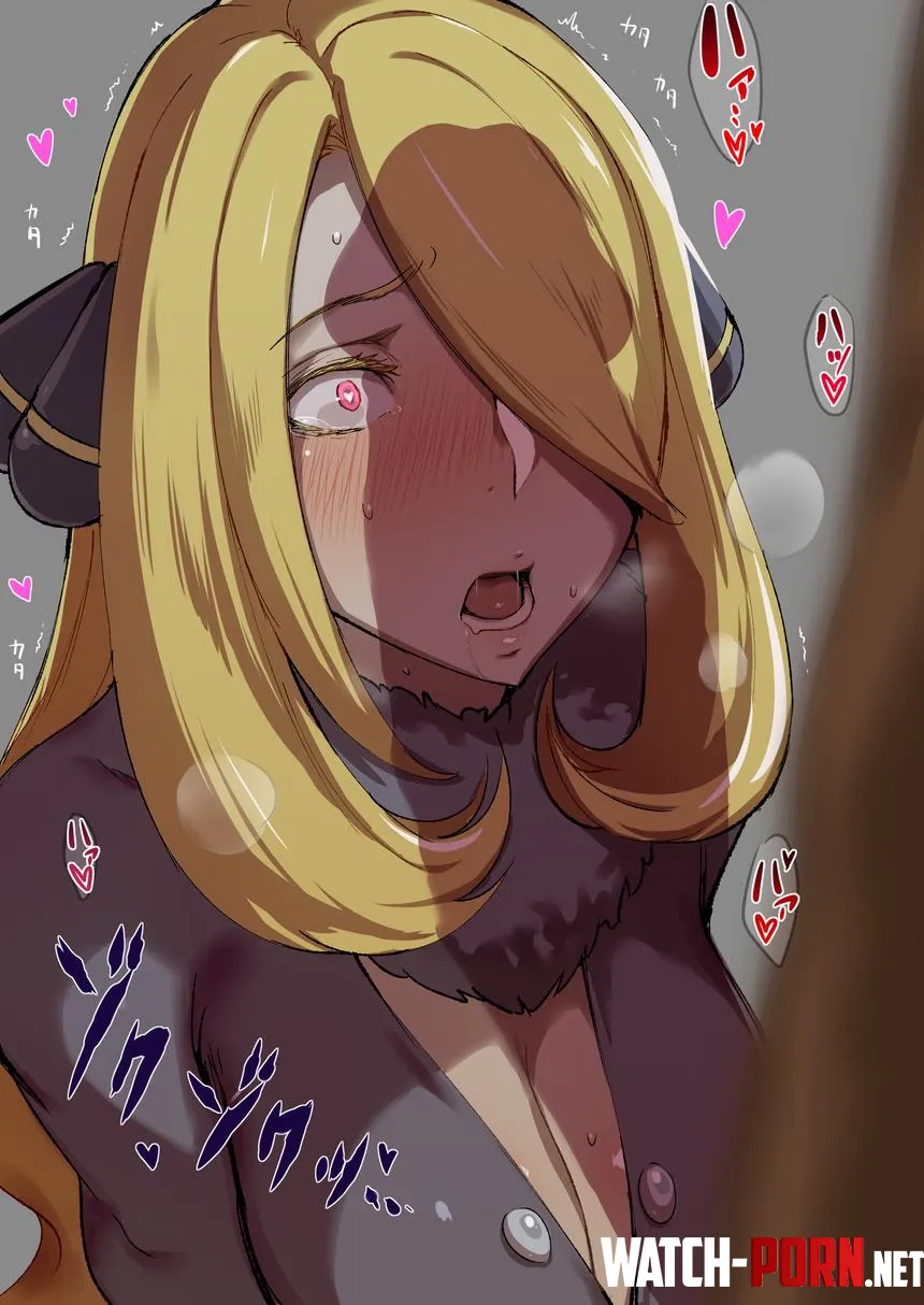 Cynthia encounters a monster (ikuchan kaoru) [Pokemon] by CoomerZone-X