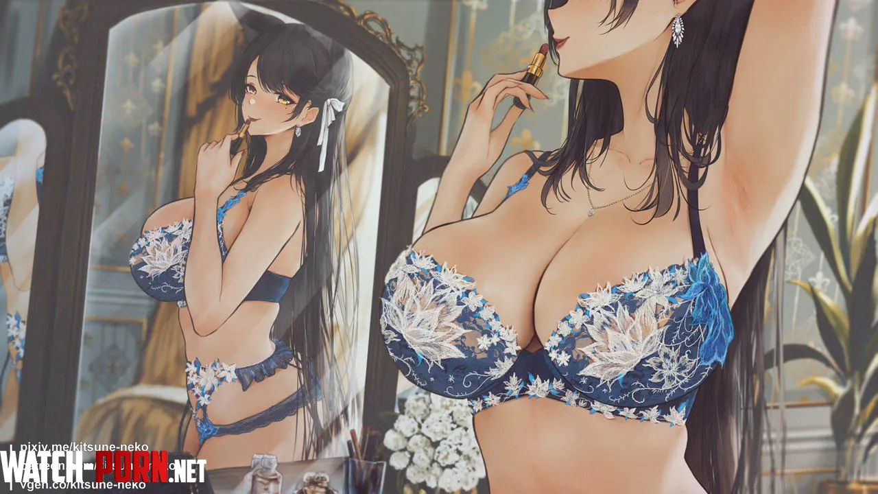 Atago in lingerie [Azur Lane] by xSaviour_N