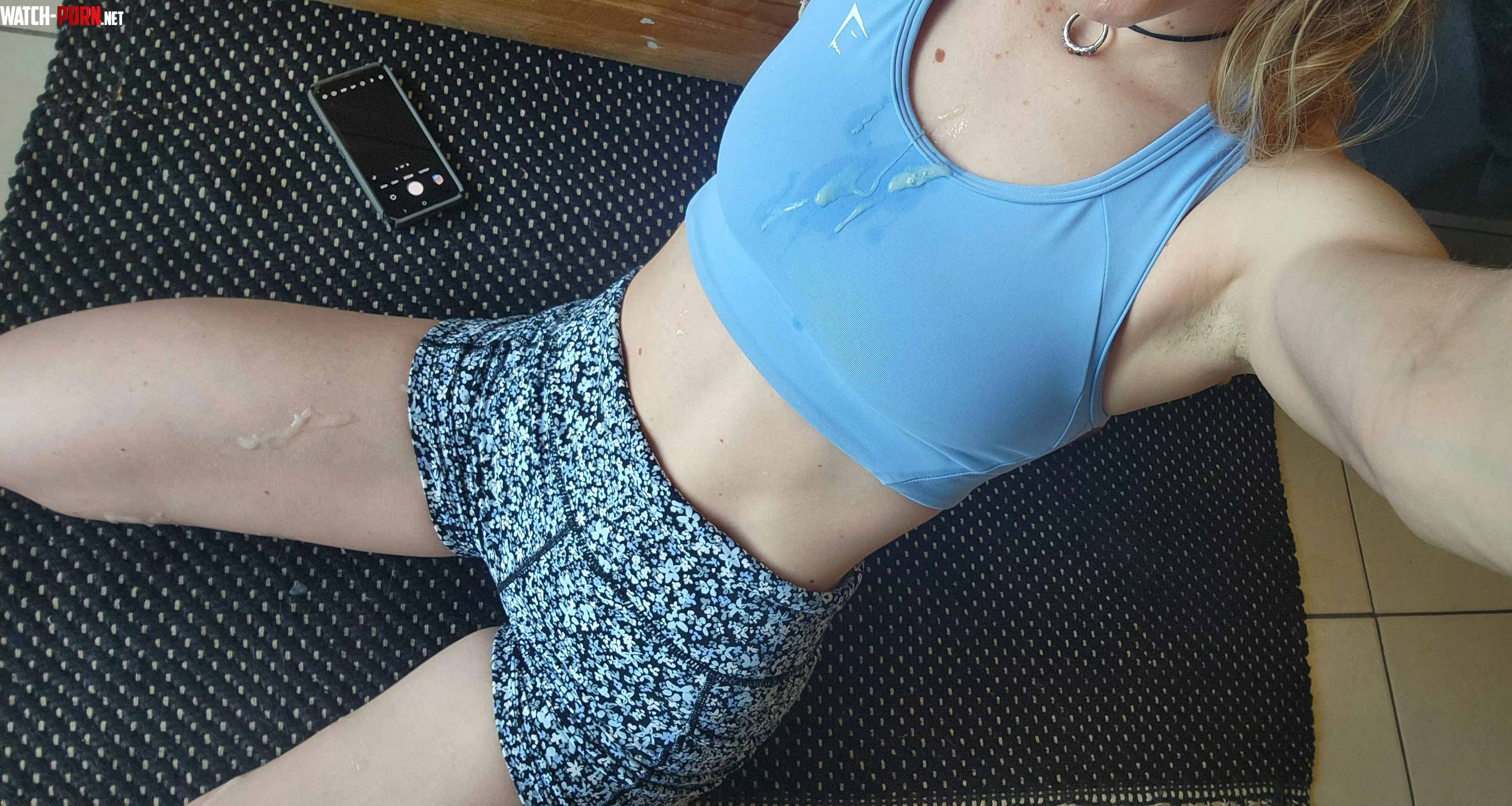 Nothing feels as naughty as cum covered clothes! by spicyramenslut