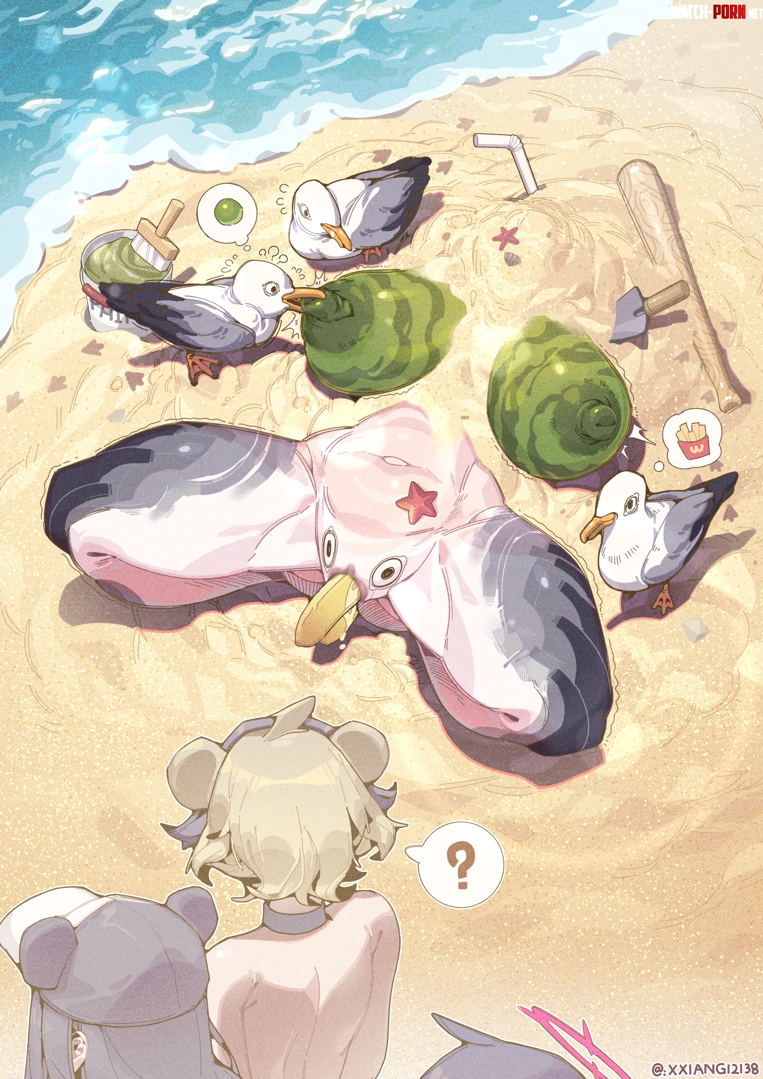 Her bullies got her pretty nice camouflage by dvdv01