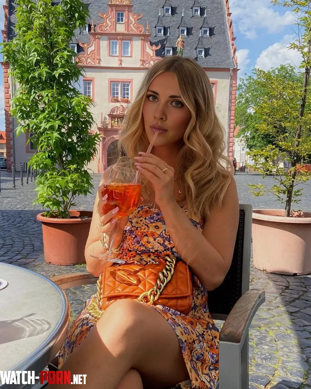 Having a drink in an elegant way by Winter_Ebb_9893