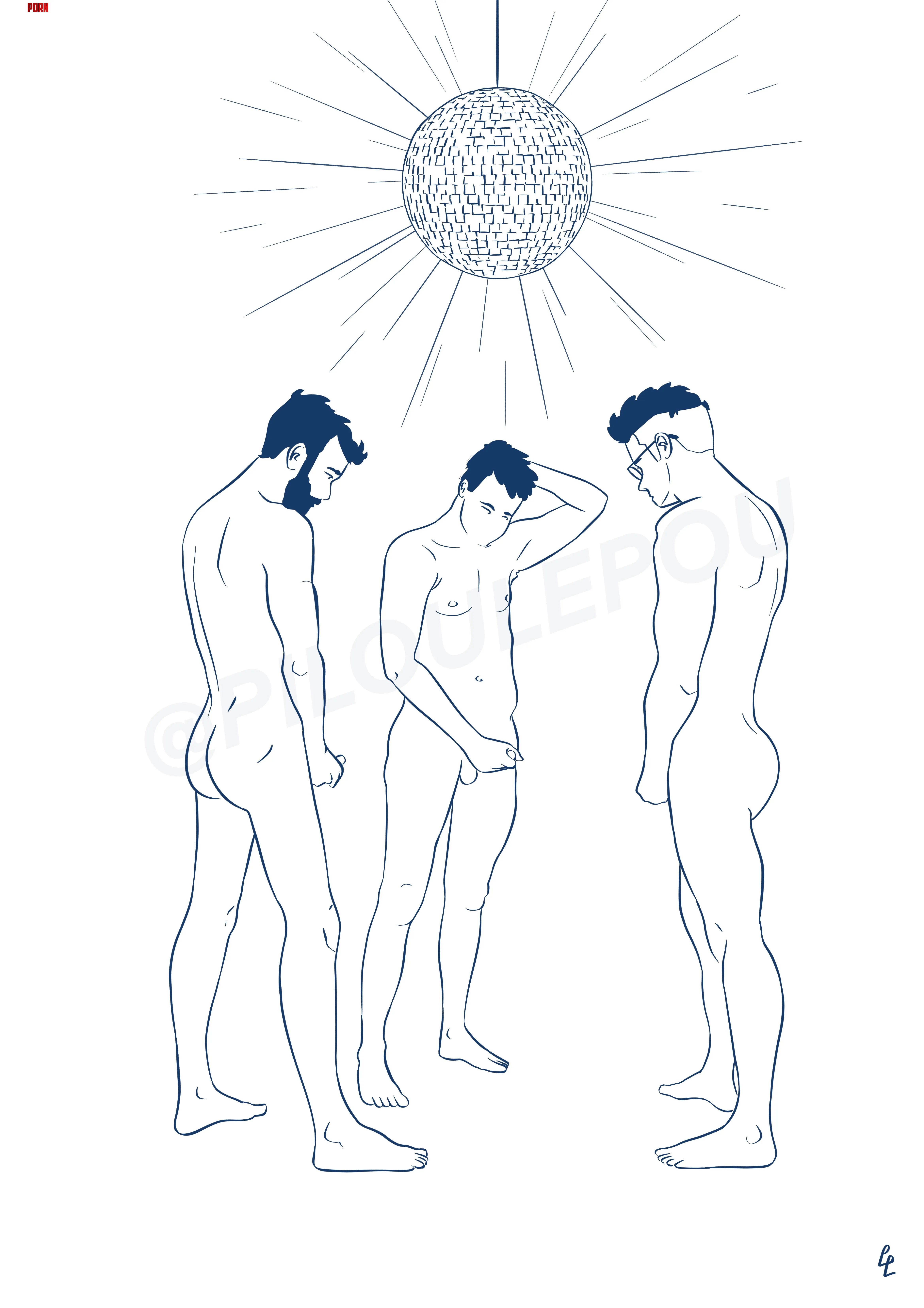 Art OC by me (m31) - How often do you jerk off with friends by Icy-Fishing7292