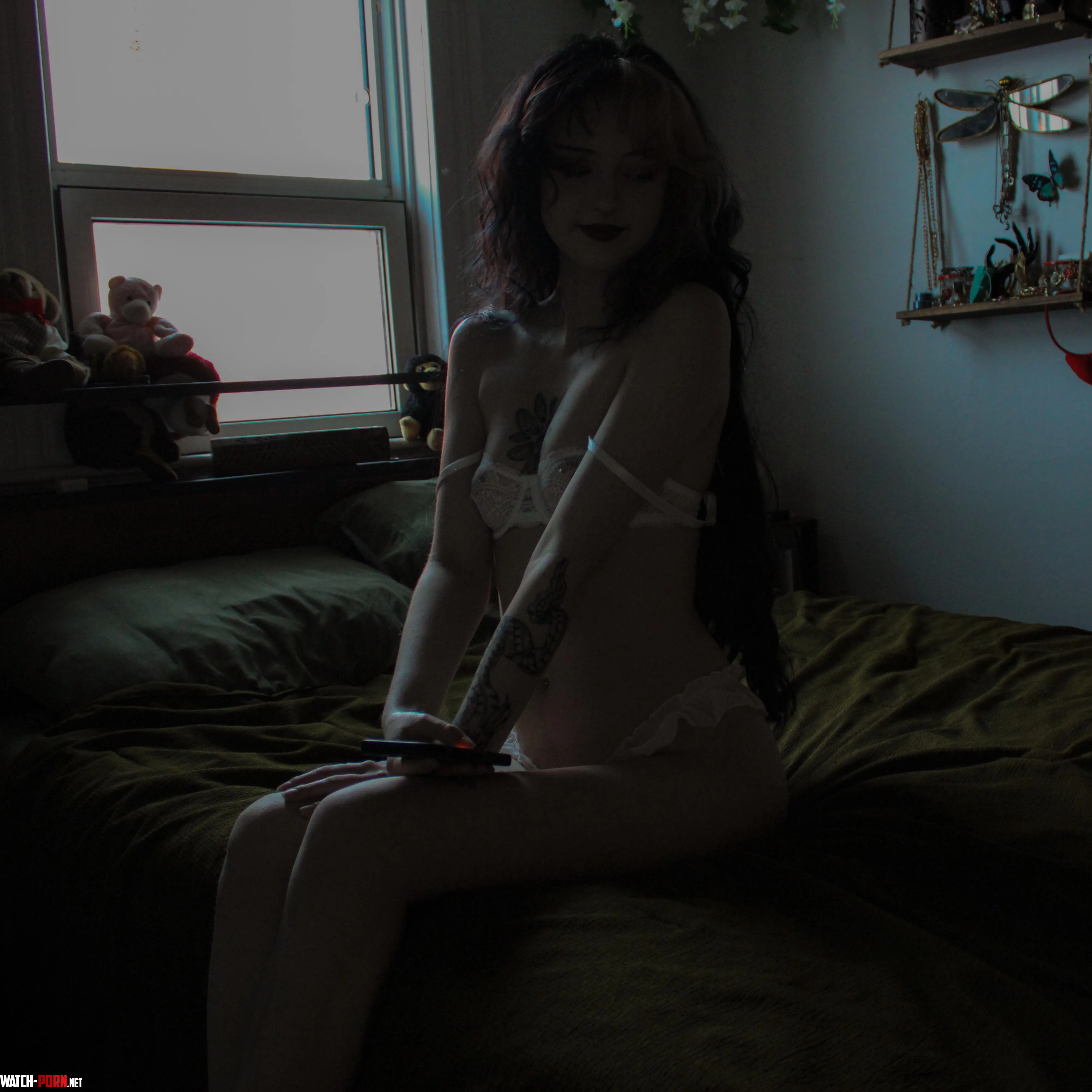 why don't you come here and pull these straps all the way off by babuggyboo