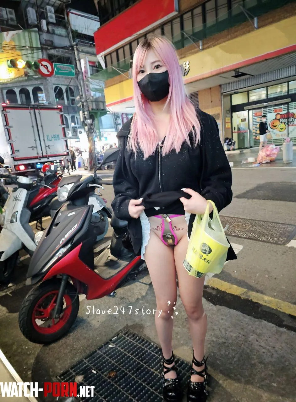 They noticed my chastity belt and thought I was a strange girl. by slave247story