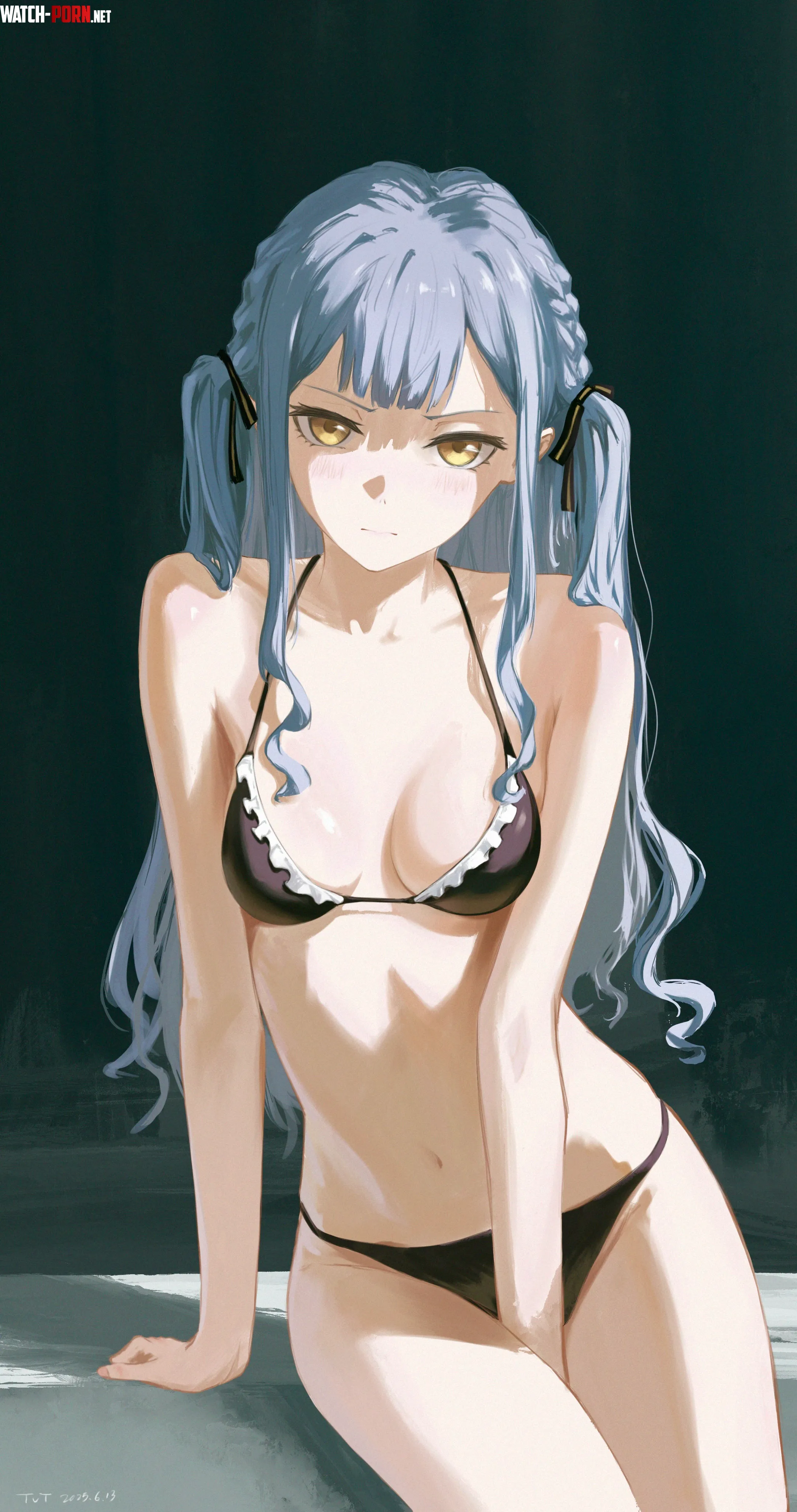 Sakiko in a black bikini [BanG Dream!] (T_TLLLLai) by MartyrOfDespair