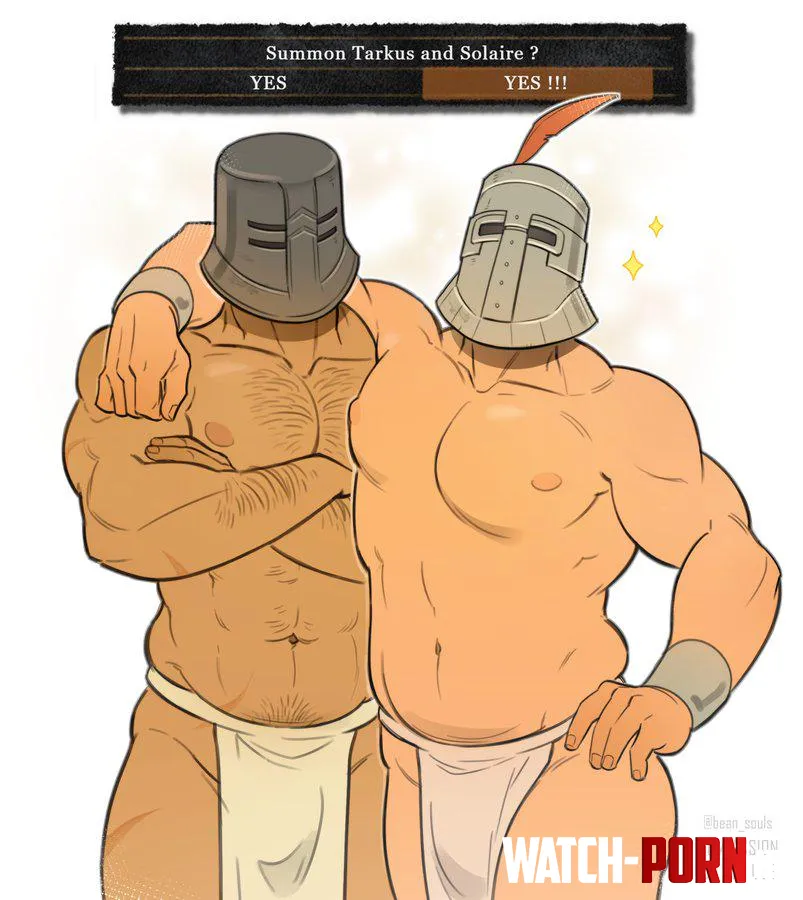 It's always fine to summon Tarkus and Solaire during difficult bossfights ! by Normal_Equivalent_11